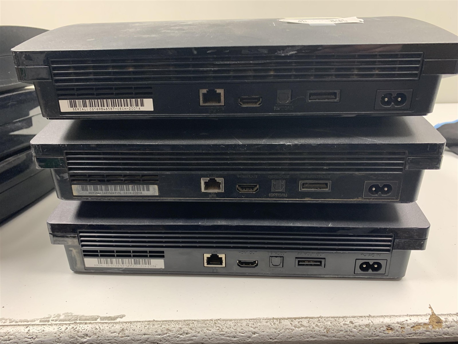 Bulk Lot 6 Sony PS3 Slim Consoles Broken For Parts or Repair Wholesale