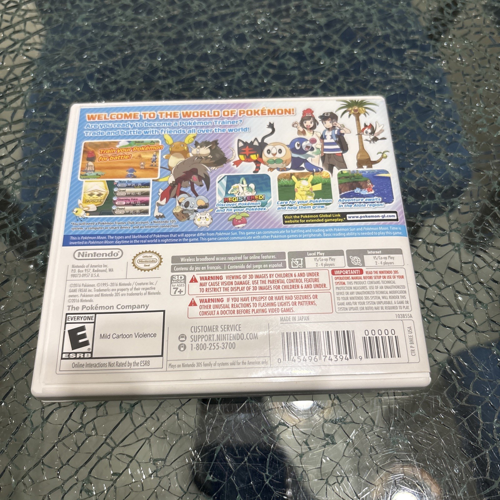 Pokémon Moon (Nintendo 3DS, 2016) – CIB. 1 owner. Legit cartridge. Tested- Works