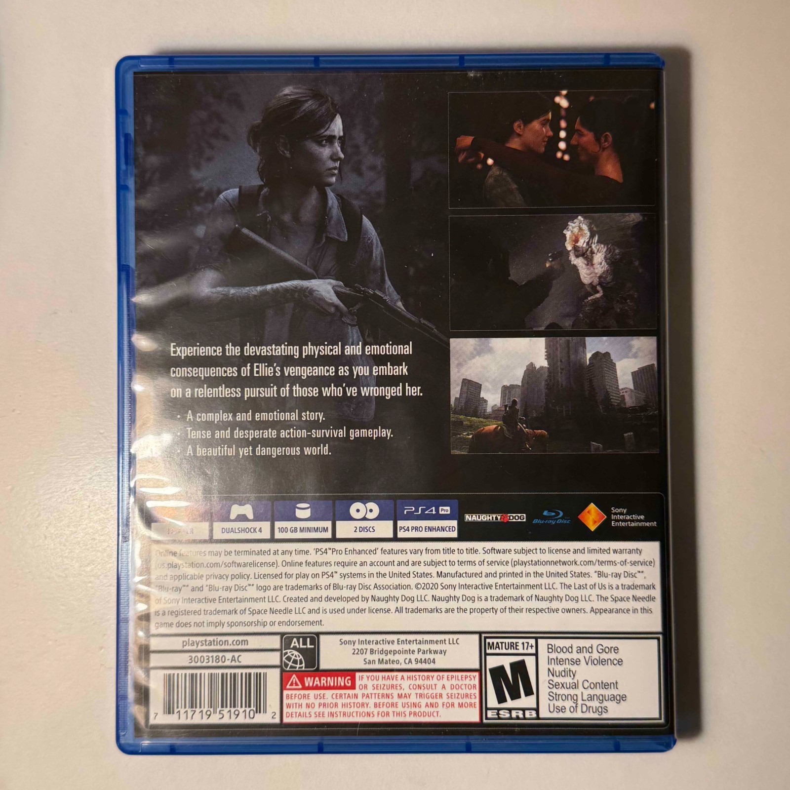 The Last of Us Part II 2 | PS4 | Lot #3 | PRISTINE | Bundle 3+ Games & Save