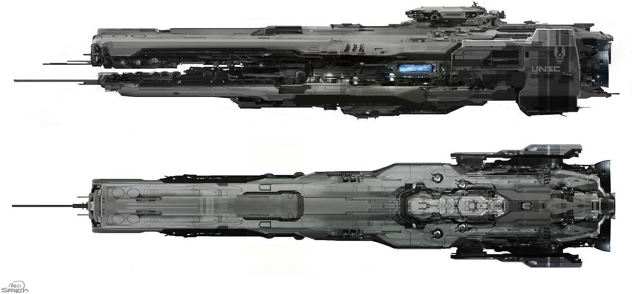 Dark Horse Deluxe Microsoft Halo UNSC Infinity 9″ Replica Ship Statue 2016
