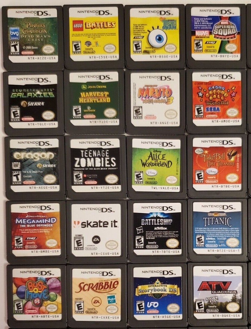Lot of Nintendo DS Games Pick & Choose – Cartridge ONLY – T + W Fast Shipping