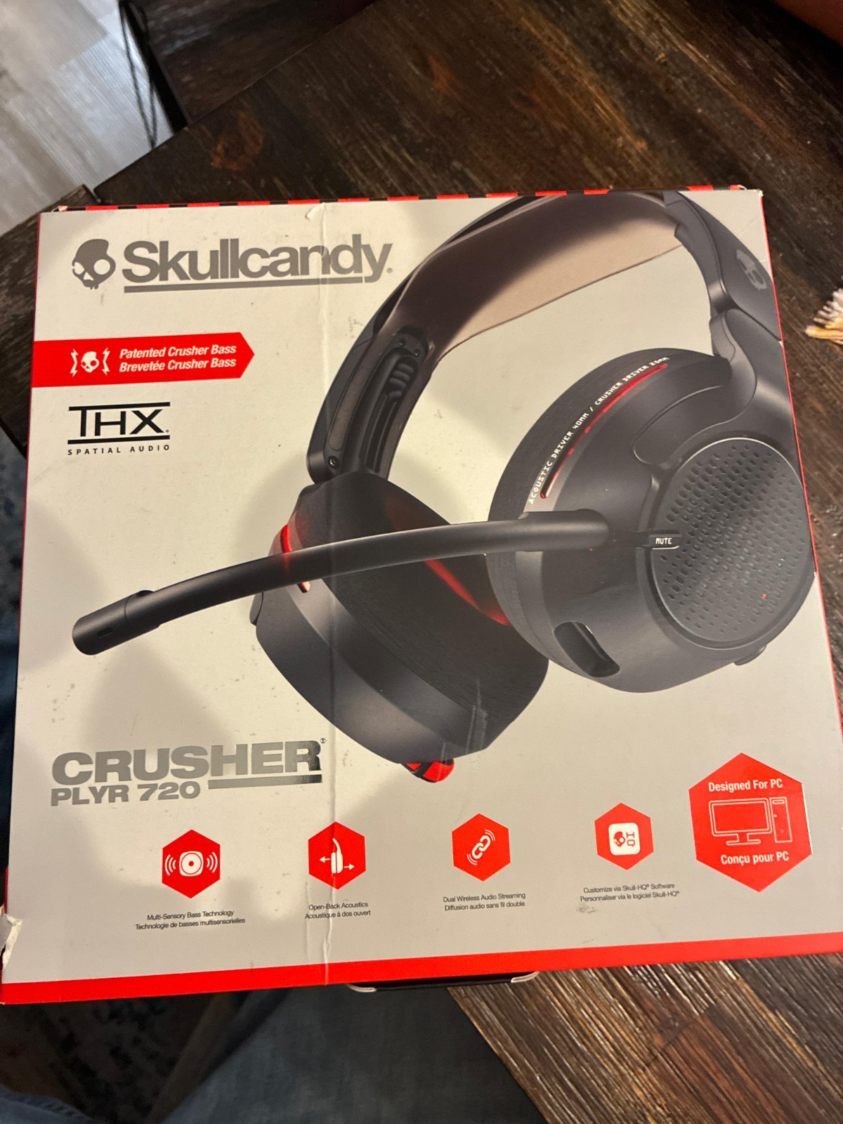 Skullcandy Crusher PLYR 720 Wireless Gaming Headset