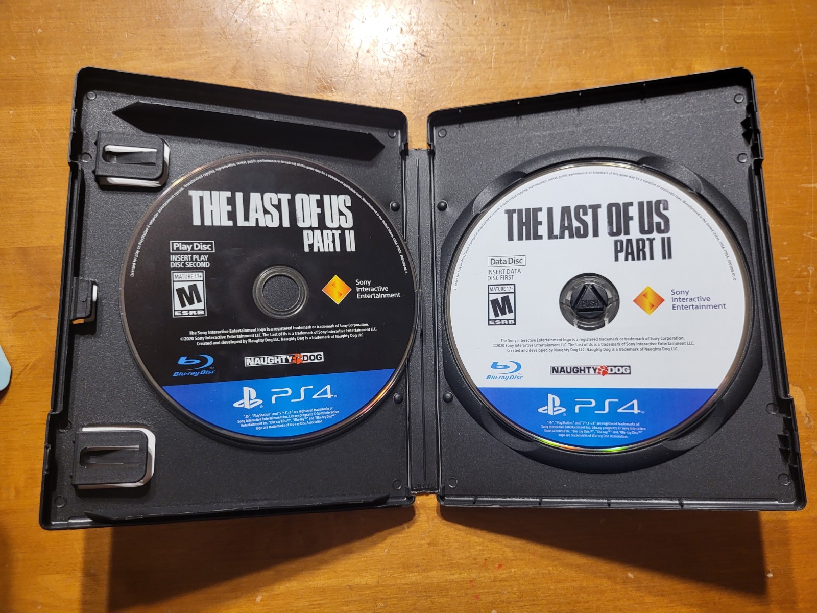 PS4 Playstation 4 The Last Of Us Part II 2 DISC ONLY