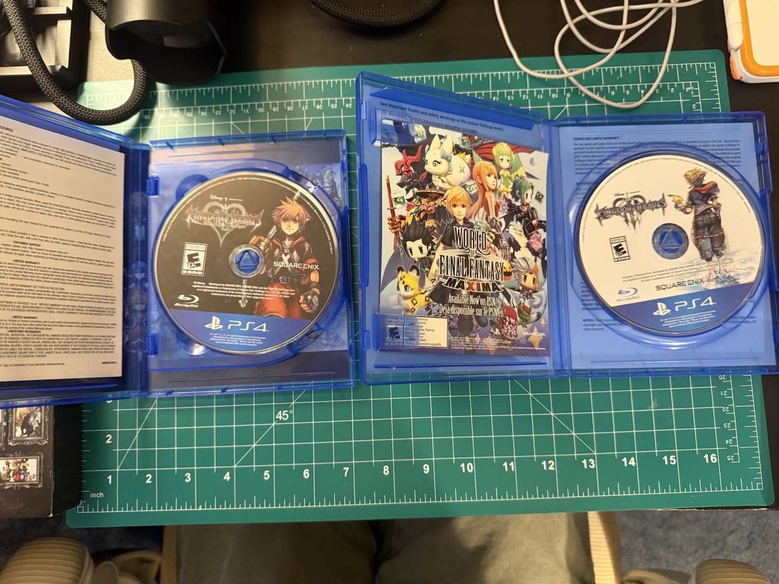 Square Enix Kingdom Hearts All-In-One Package (PS4) E10+ 2019 Manual – TESTED