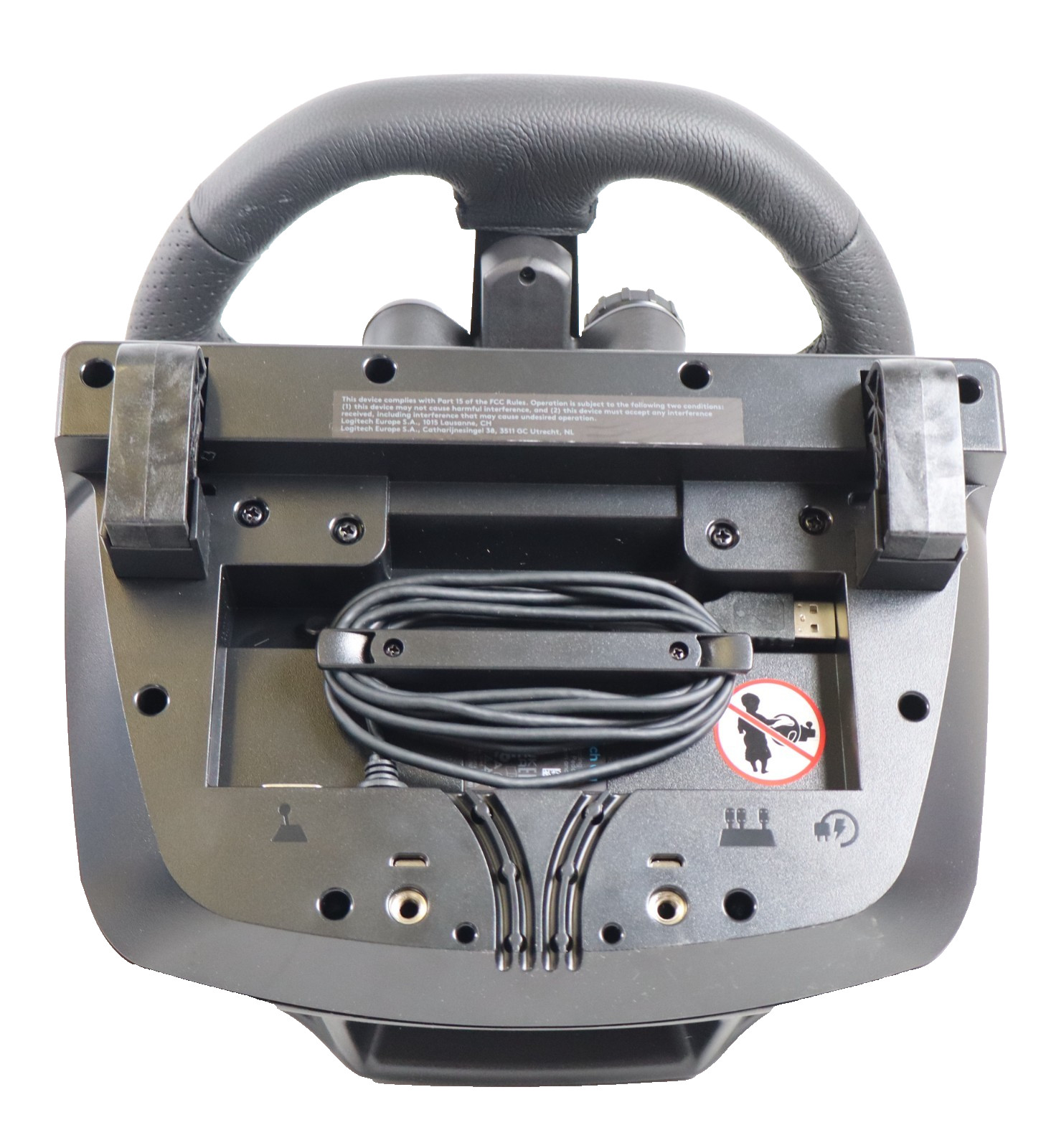 Logitech G923 Driving Force Racing Wheel and Pedal Set – Black (For PS4, PS5 PC)