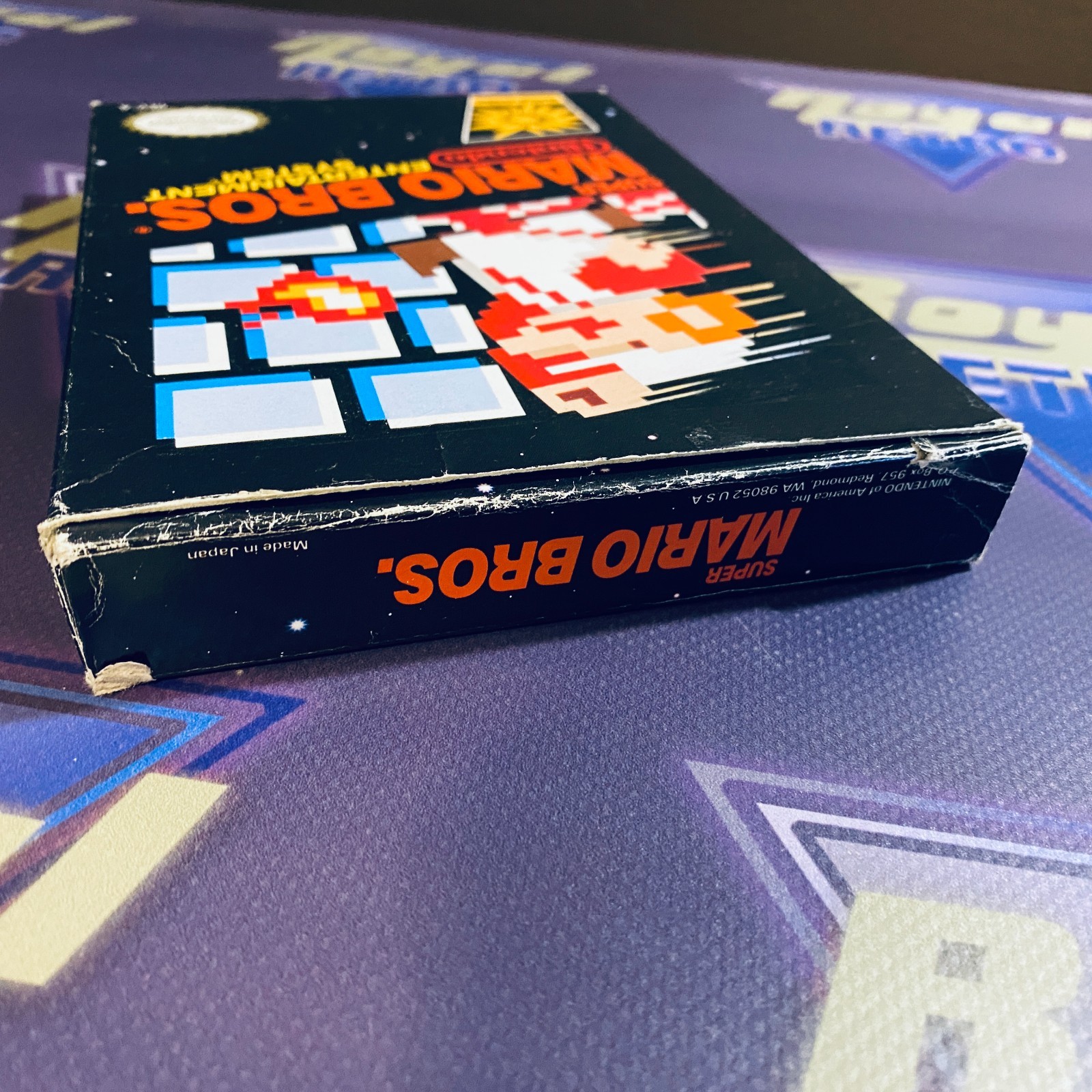 Super Mario Bros (Nintendo NES, 1985) CIB Complete In Box Oval NES 5-Screw REV-A
