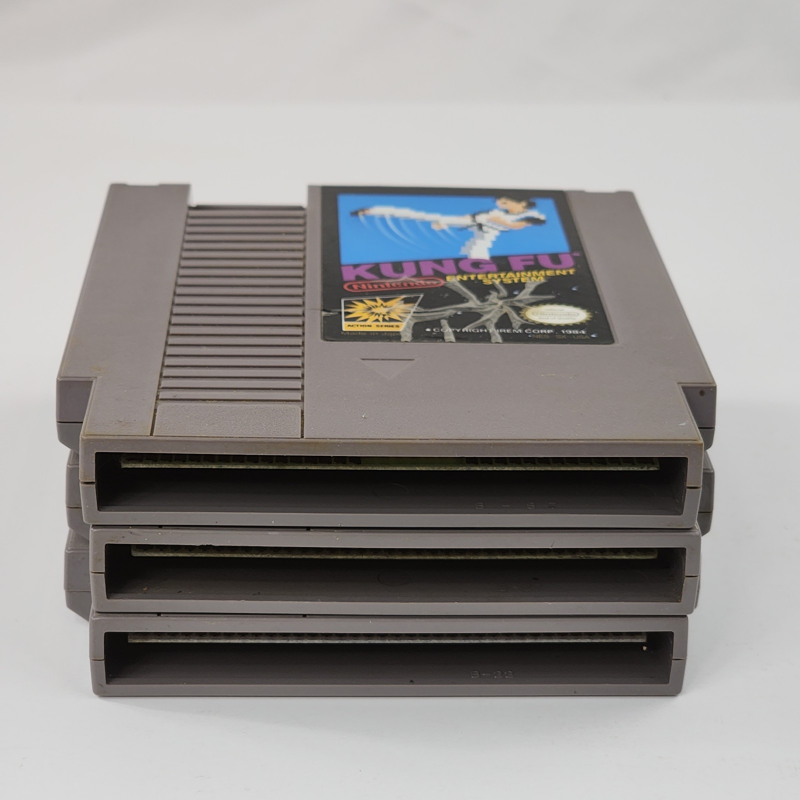 NES 3 Game Lot: Kung Fu – Golf – Gotcha The Sport (Nintendo, 1985) Tested