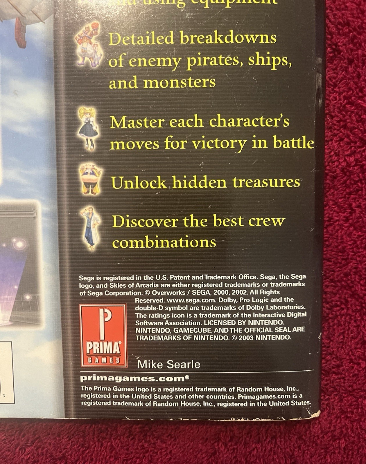 Skies of Arcadia Legends Official Strategy Guide (Prima) – GameCube – Very Good