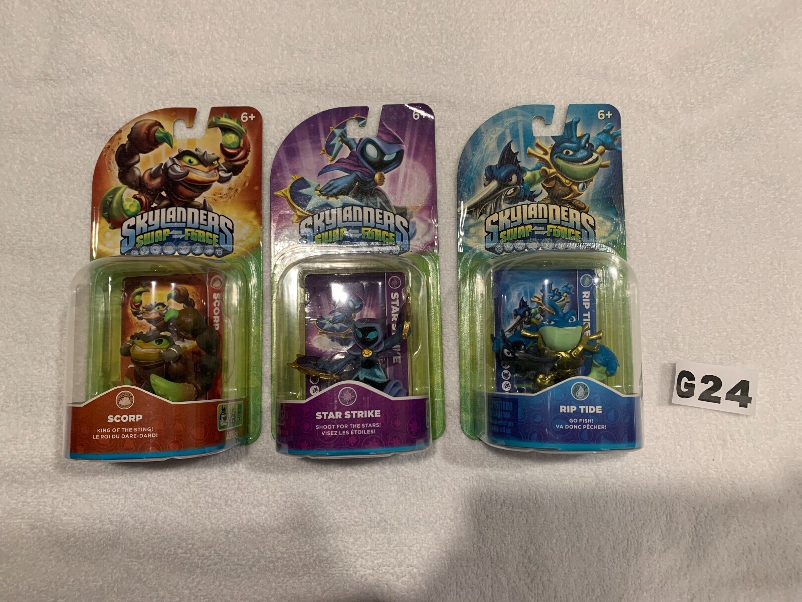 Skylanders Swap Force Scorp Star Strike Riptide 3-Pack Very Rare!