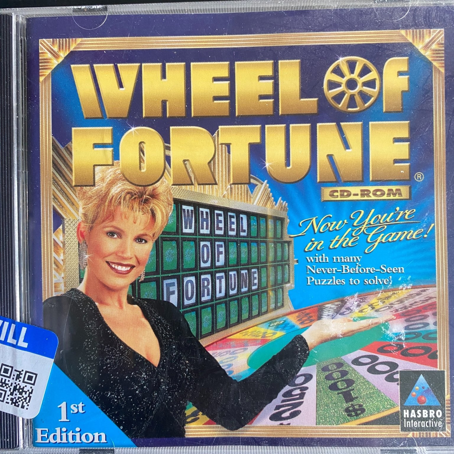 Wheel of Fortune CD-ROM 1998 1st Edition PC Game Hasbro Interactive