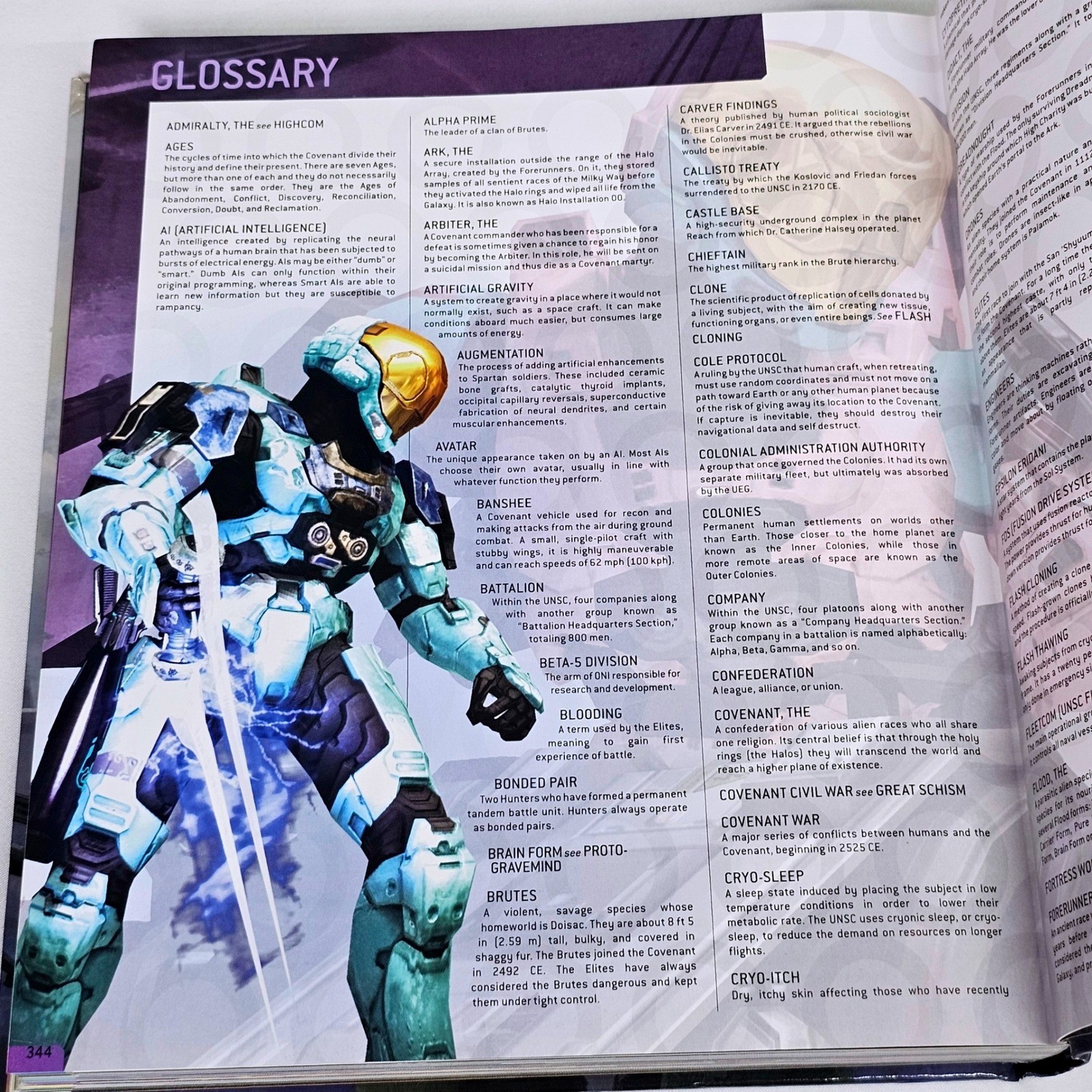 Halo Encyclopedia Definitive Guide Hardcover Book DK 343 Industries Xbox 360