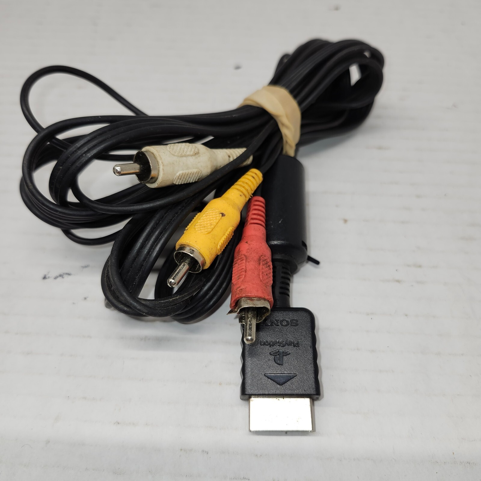 Official Sony Playstation 1 2 3 PS1 PS2 PS3 Audio Video AV Wire Cable