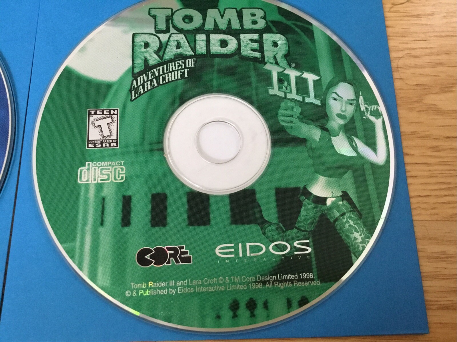 Tomb Raider Video Game Lot of 2 Tomb Raider II Tomb Raider III PC Windows 1998