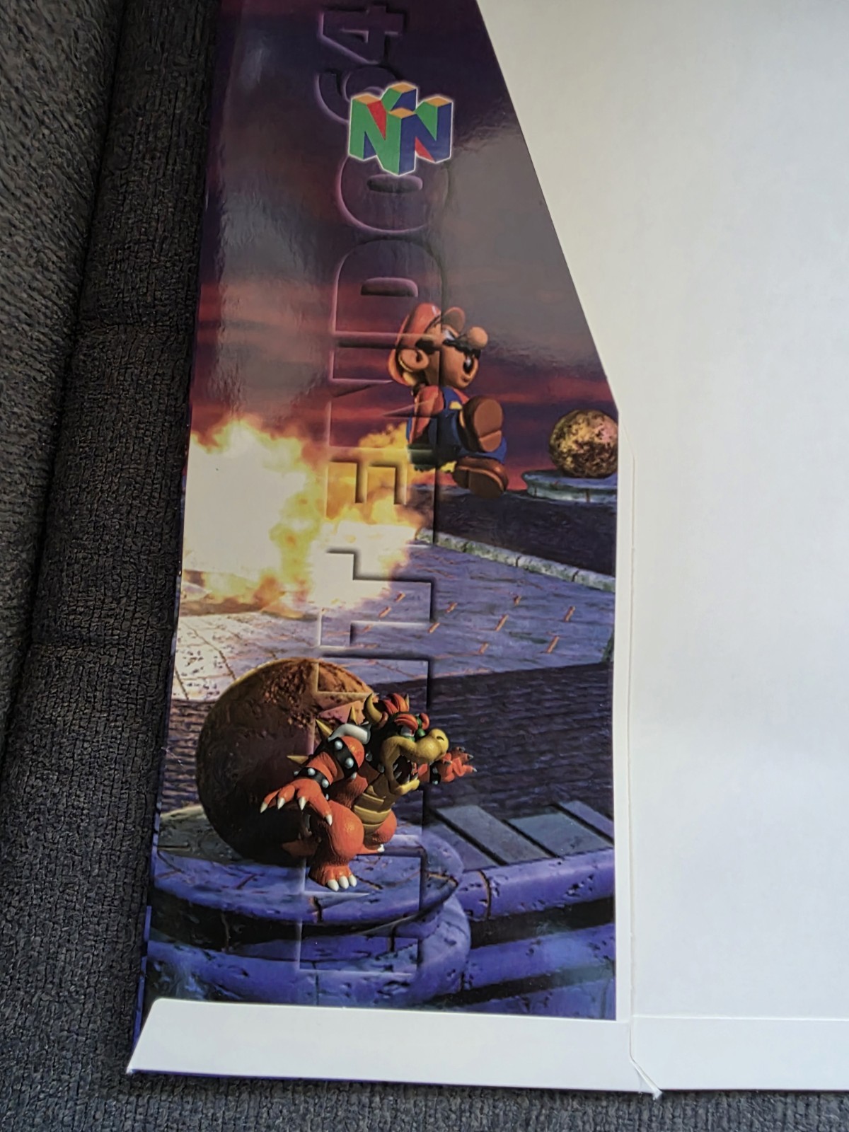 Vintage Nintendo 64 Folders Lot – Mario 64, Yoshi, Star Fox – 90s N64