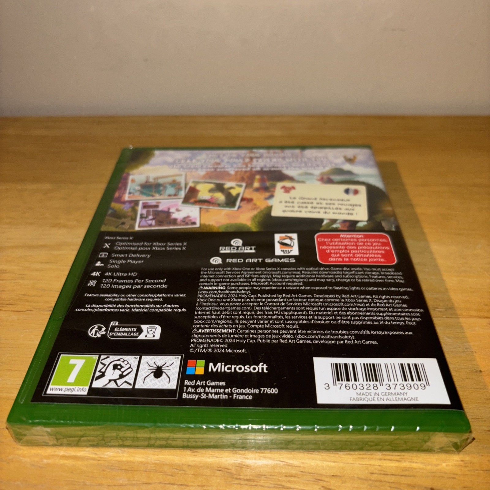 U.S. SELLER BRAND NEW PROMENADE XBOX SERIES X XBOX ONE RED ART GAMES PEGI 7