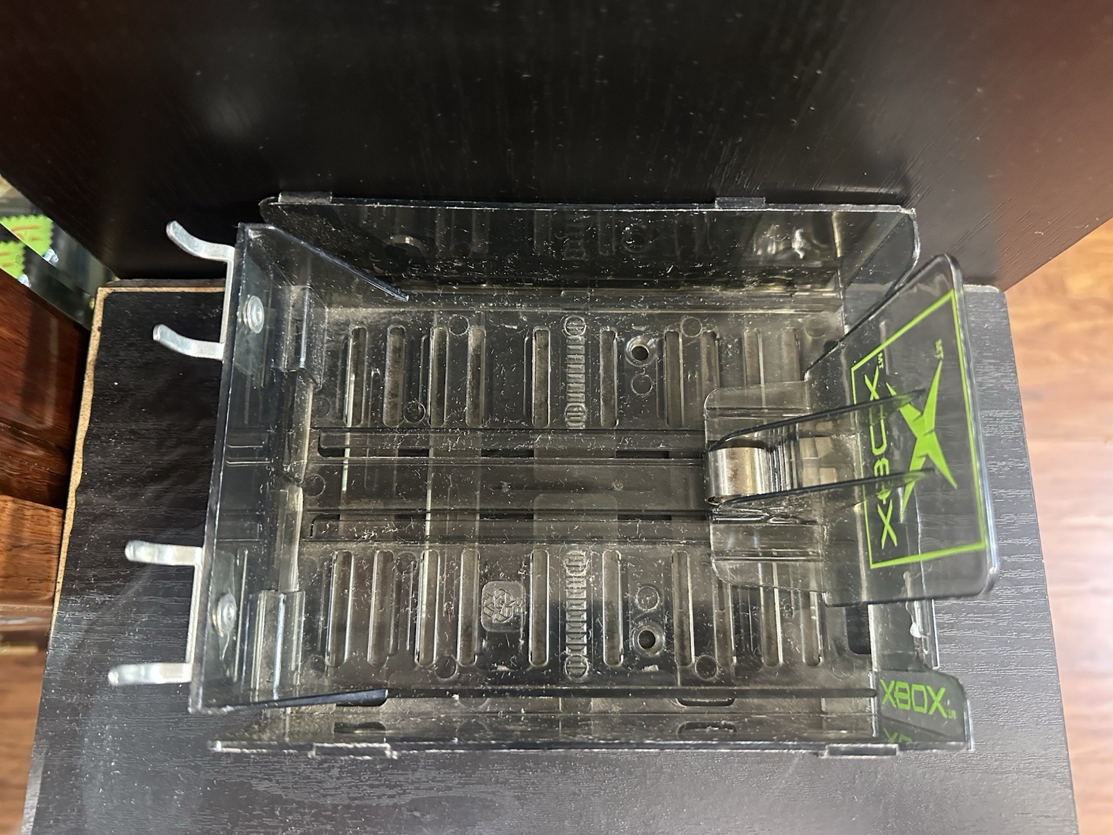 Original XBOX Store Display Pusher Tray Game Holders. T-B
