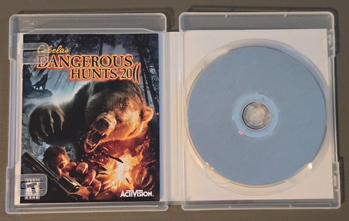 Cabela’s Dangerous Hunts 2011 PS3 Complete CIB Tested Sony PlayStation 3