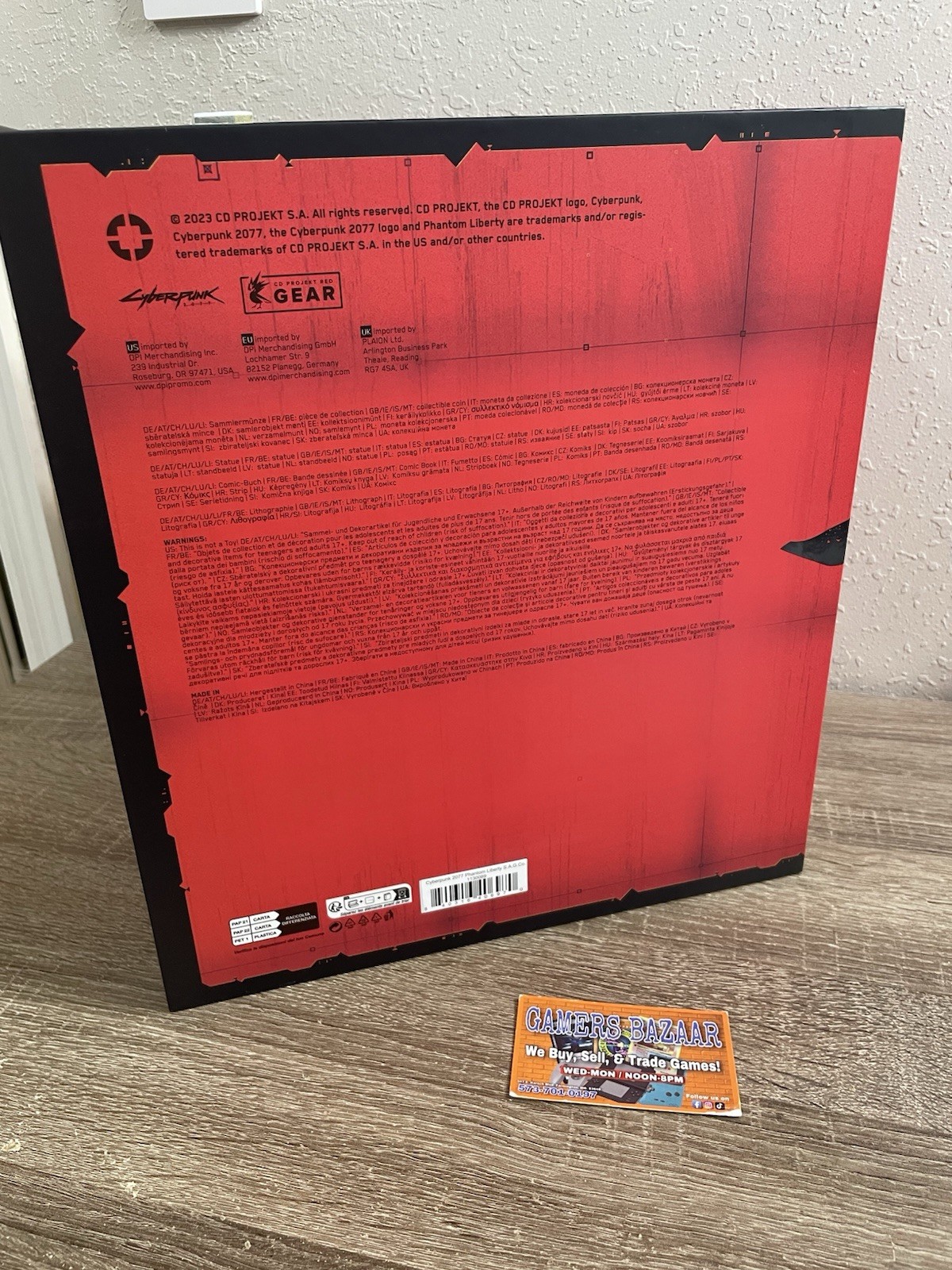⚠️ Cyberpunk 2077 Figure Phantom Liberty Secret Agent Gear Figurine CIB 🤖