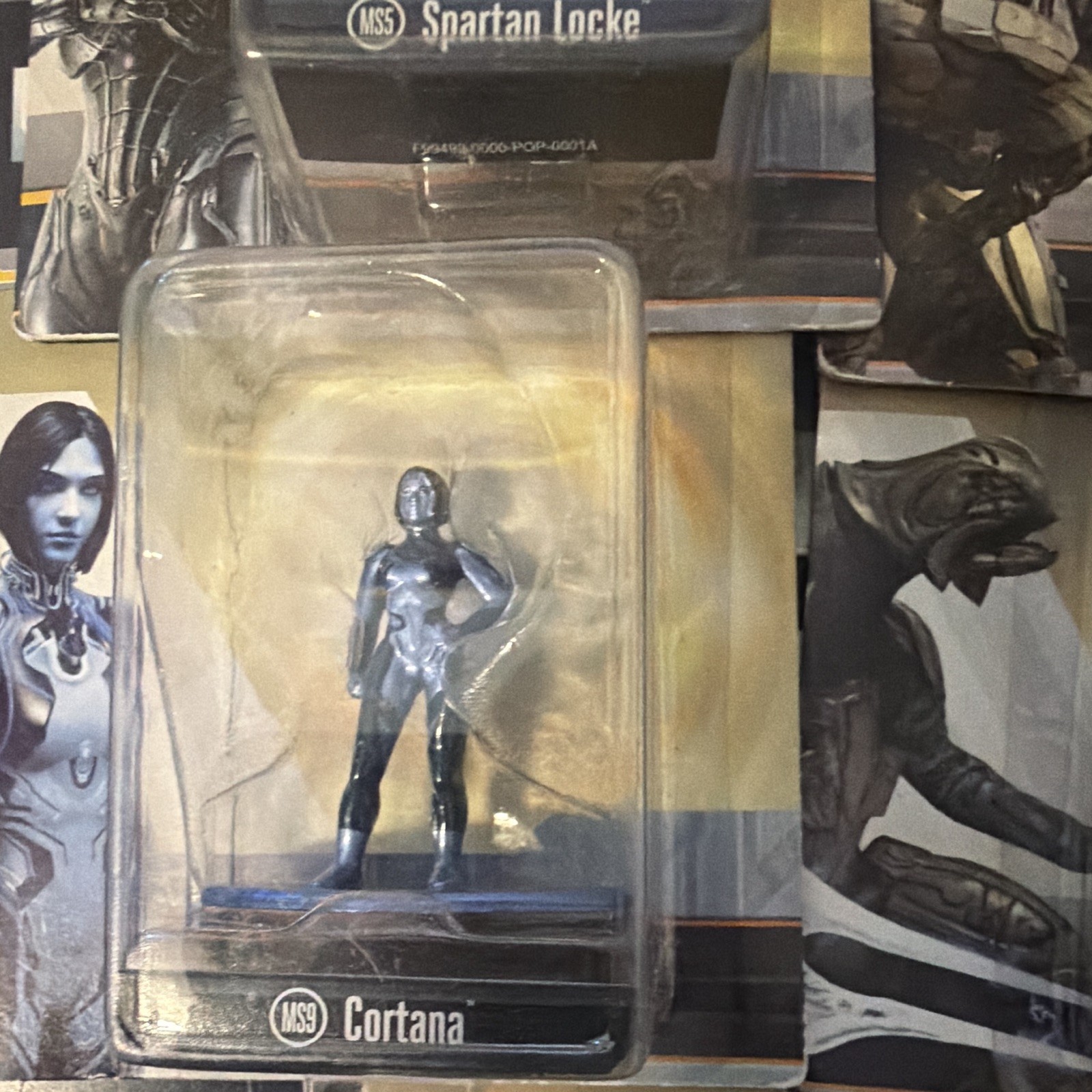 Nano Metalfigs HALO 100% Die-Cast Metal Figure Lot: Chief, Cortana, Arbiter H-1