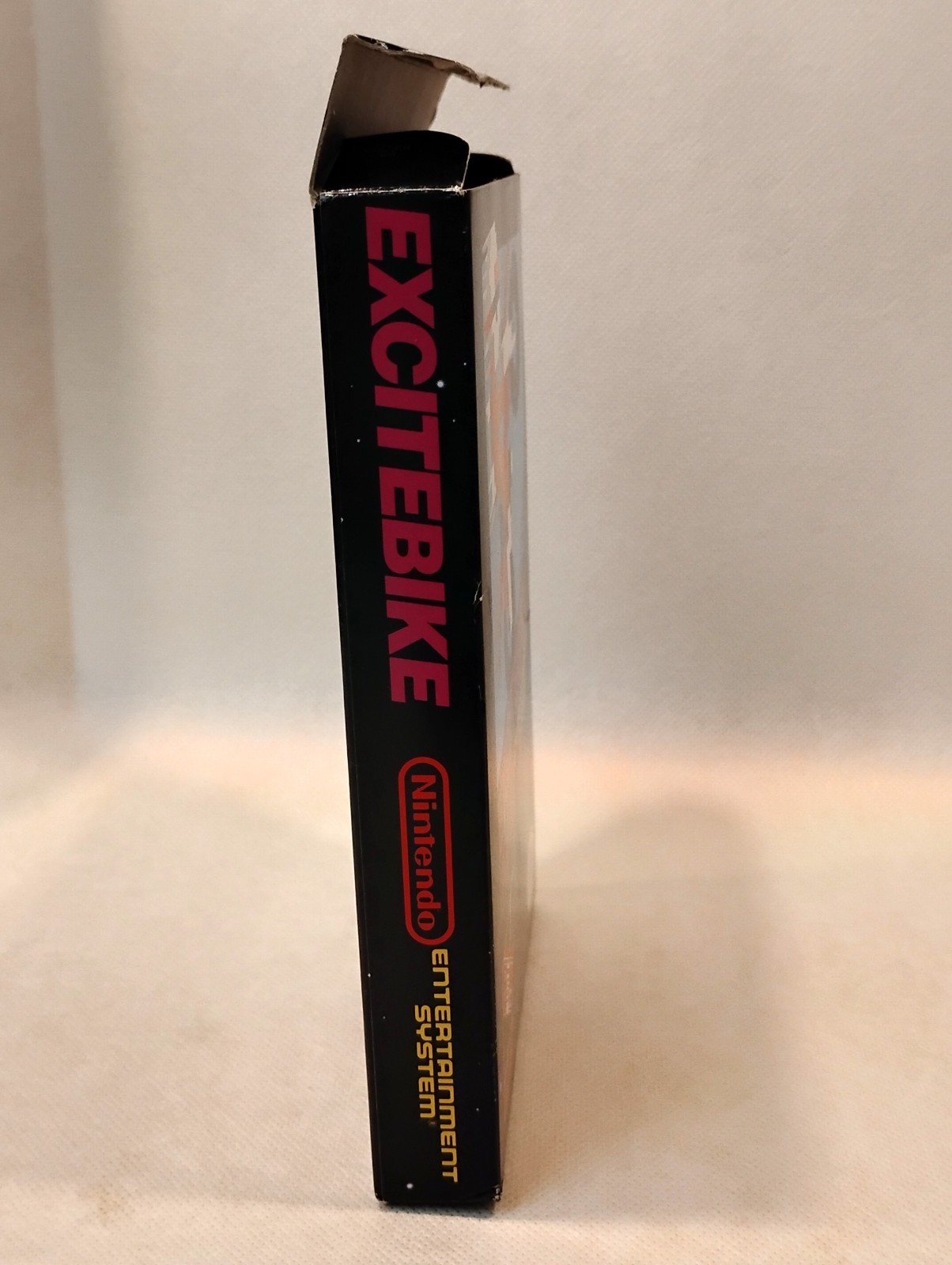 Excitebike, 1985 NES Nintendo, CIB oval seal USA, physical game, tested working