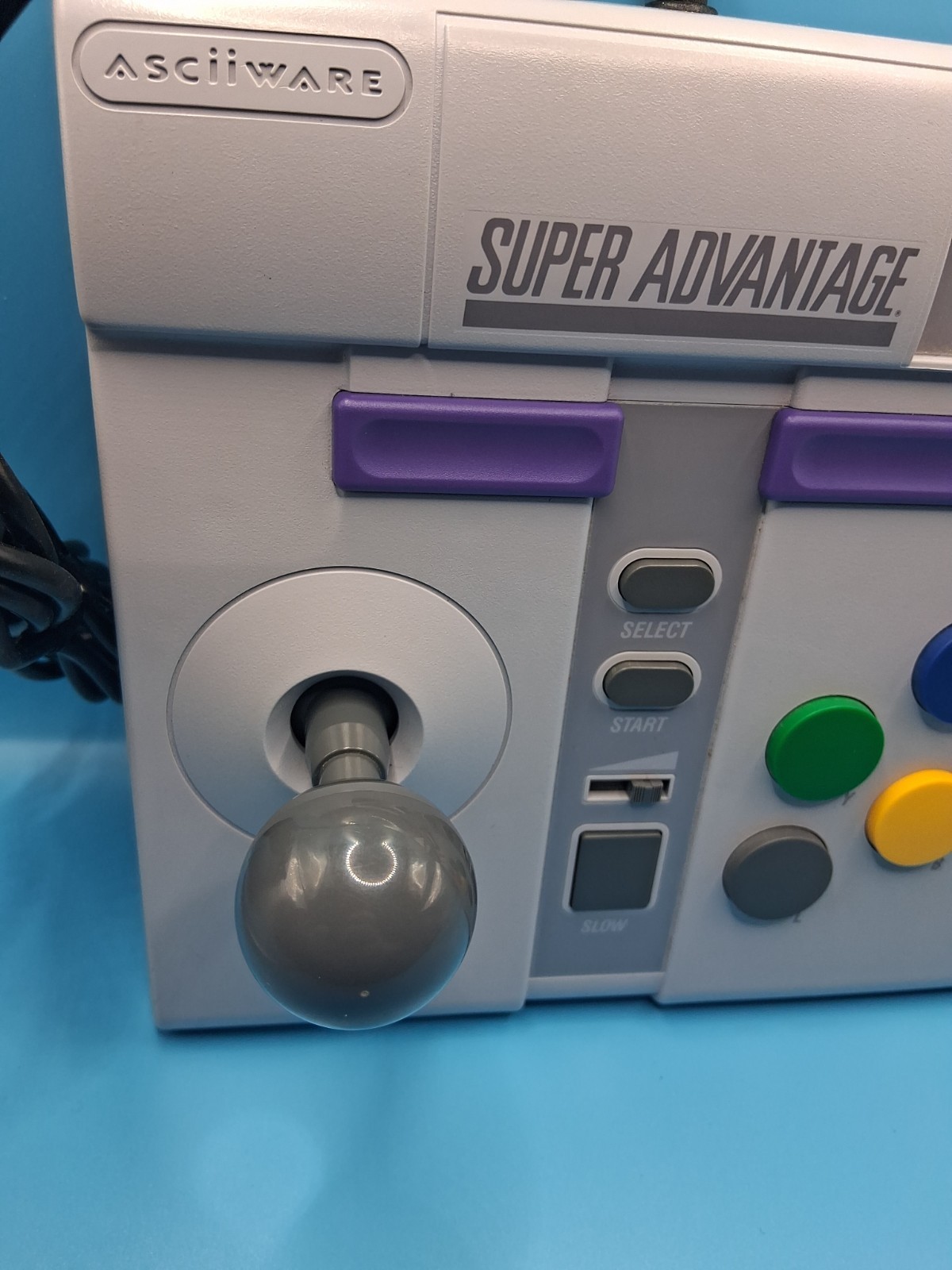 With Box Super Advantage Arcade Stick Controller – Super Nintendo SNES Complete