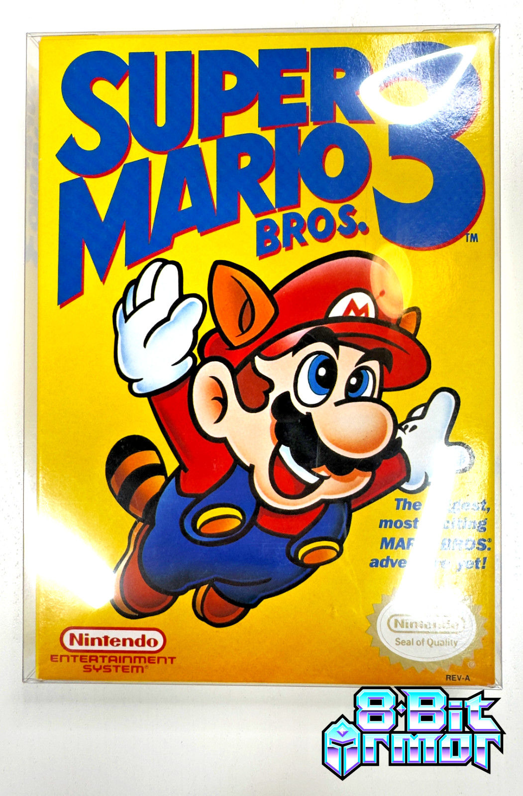 3 Box Protectors for NINTENDO NES Video Game Boxes! Clear Display Cases CIB New