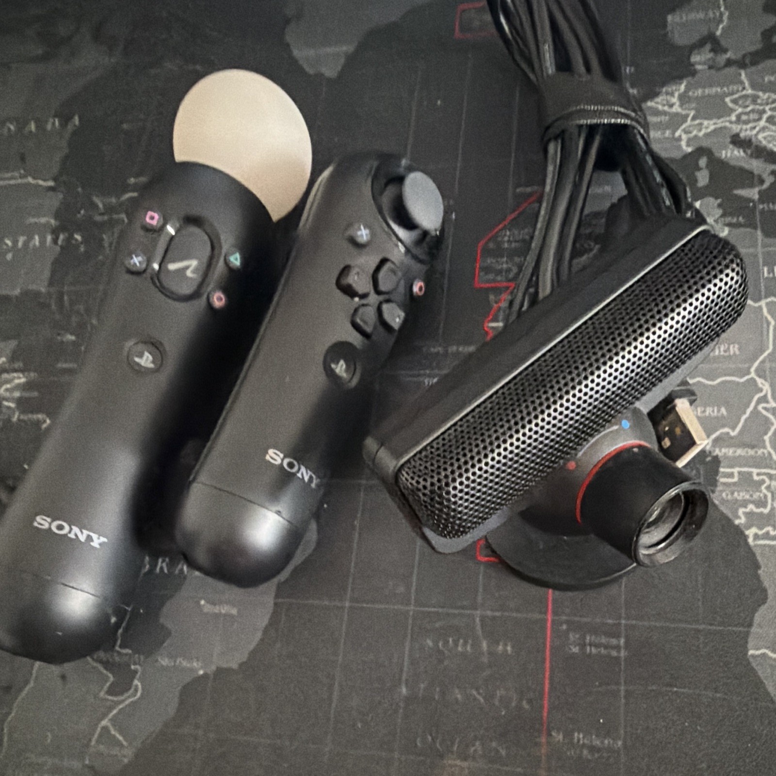Sony PlayStation Camera w/ Move Motion Controller and Navigation controller