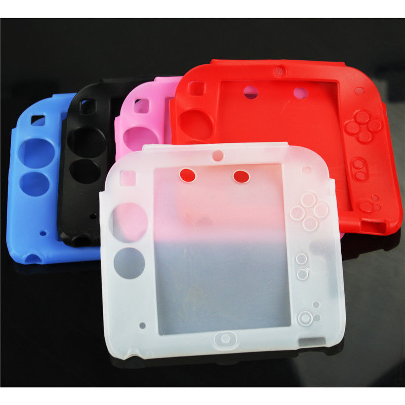 Soft Protective Silicone Rubber Gel Skin Cover Case Anti-Slip for Nintendo 2DS
