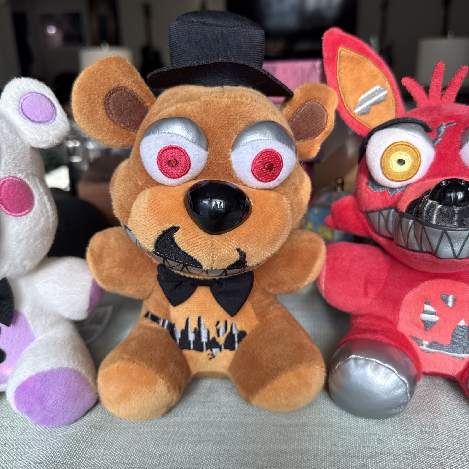 2021 Five Nights At Freddy’s Funko Plush. Foxy, Bonnie, Freddy, Helpy LOT Of 4