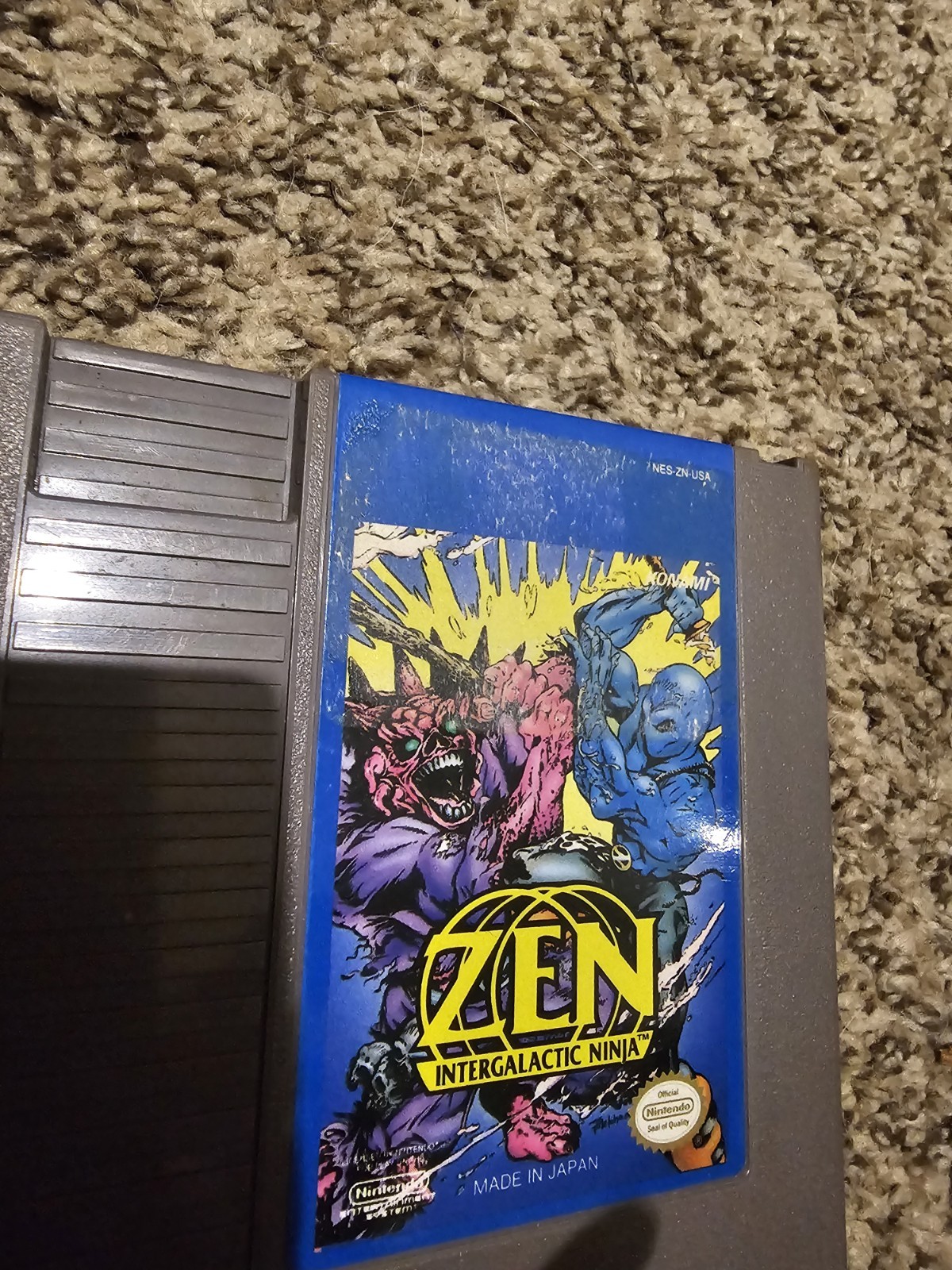 Zen: Intergalactic Ninja (Nintendo NES, 1993) *Cart Only* Authentic Tested!