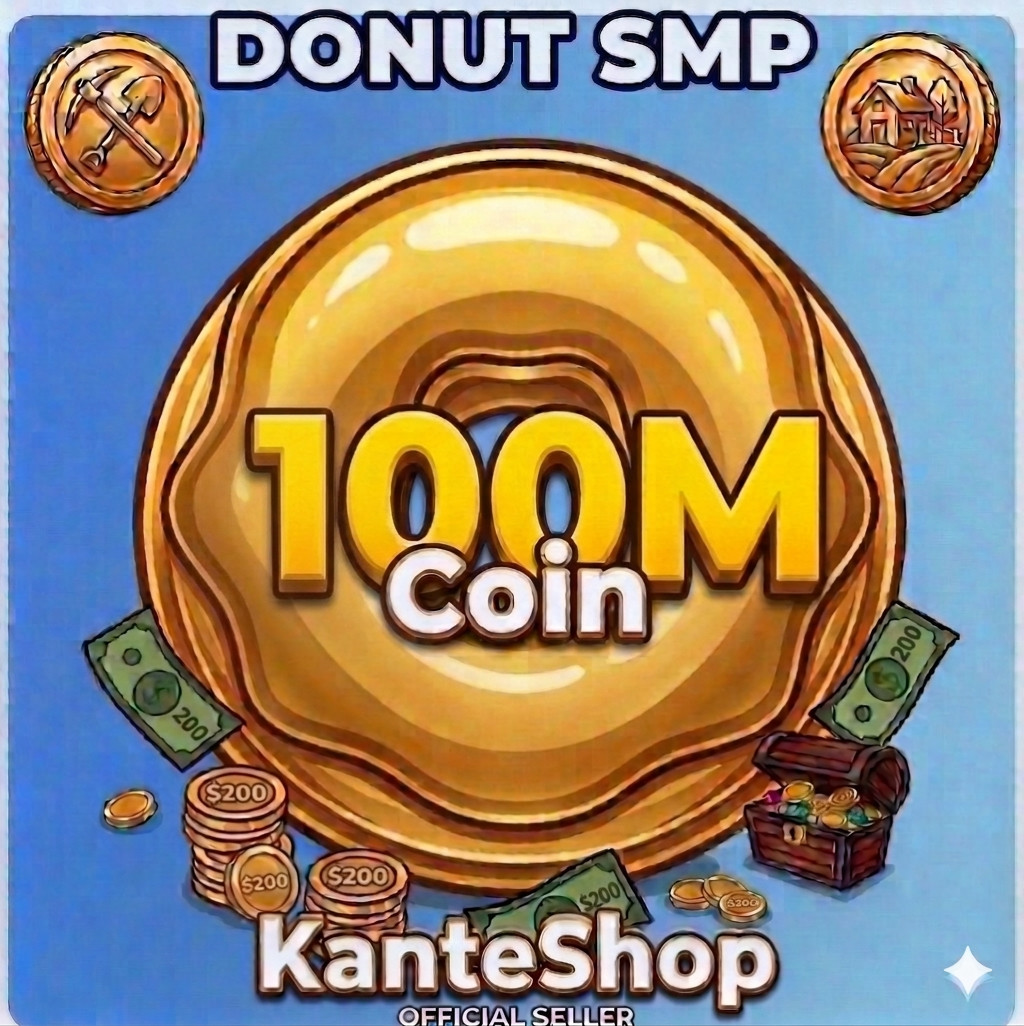 Cheapest Donut SMP Coin 💸Money 💸 Minecraft Multiplayer | Same Hour Delivery🚀