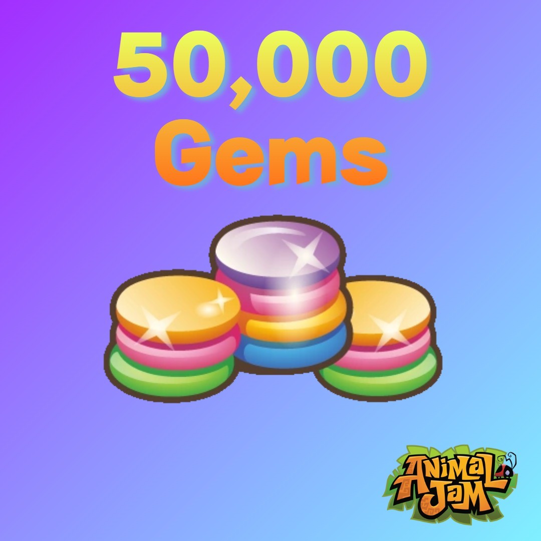 Animal Jam Classic Gems (50,000 Gems)