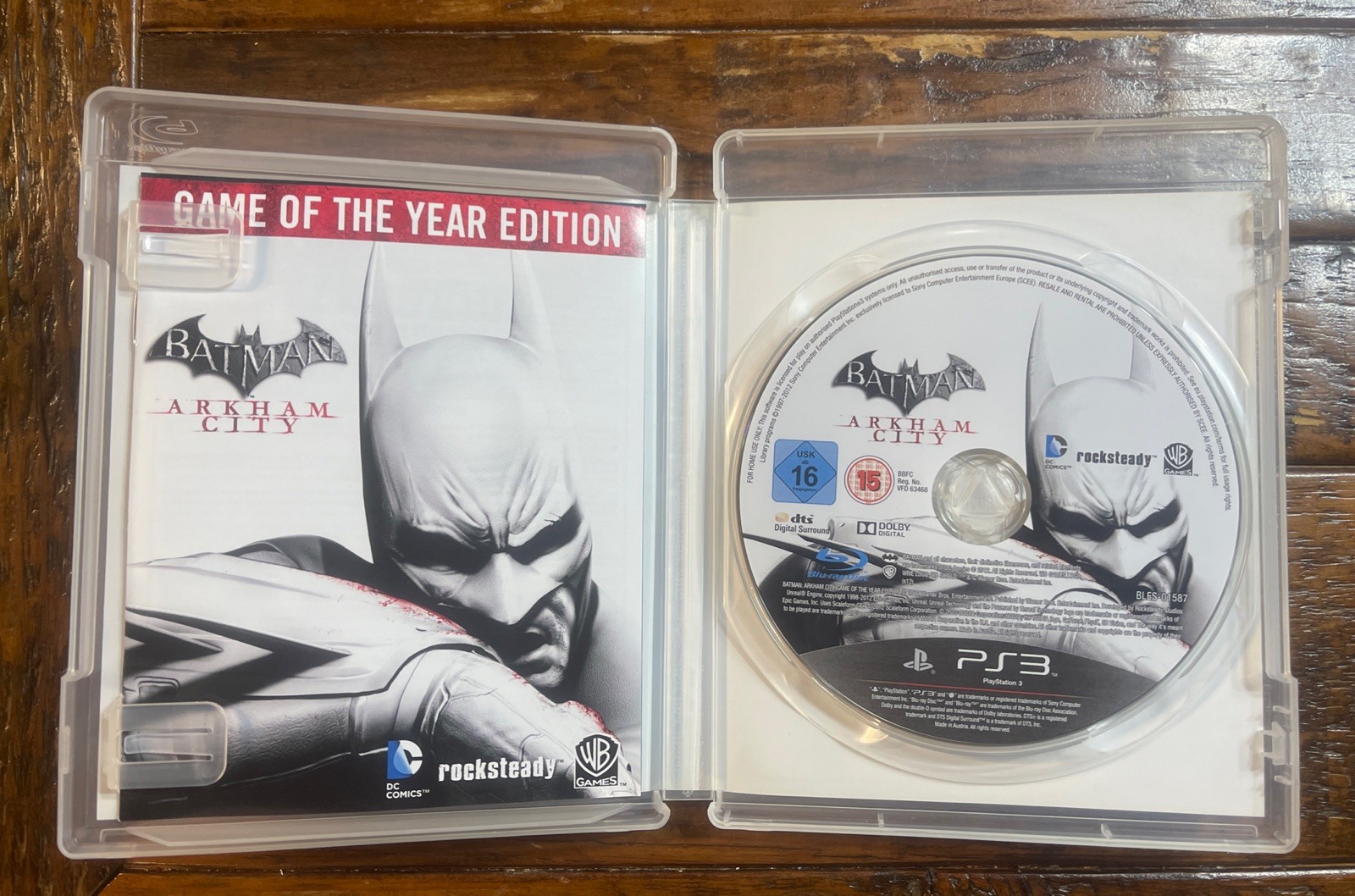 BATMAN ARKHAM CITY GAME OF THE YEAR EDITION SONY PS3 PLAYSTATION 3 PAL COMPLETE