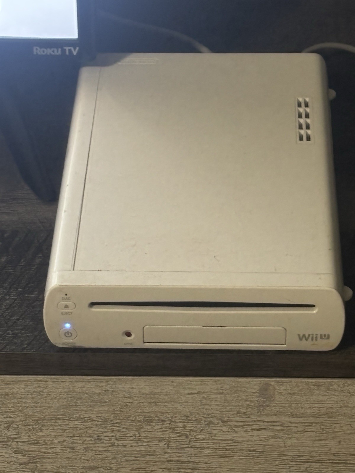 Nintendo Wii U WUP-001 8GB White Console, Cables, and Motion Sensor- Tested!