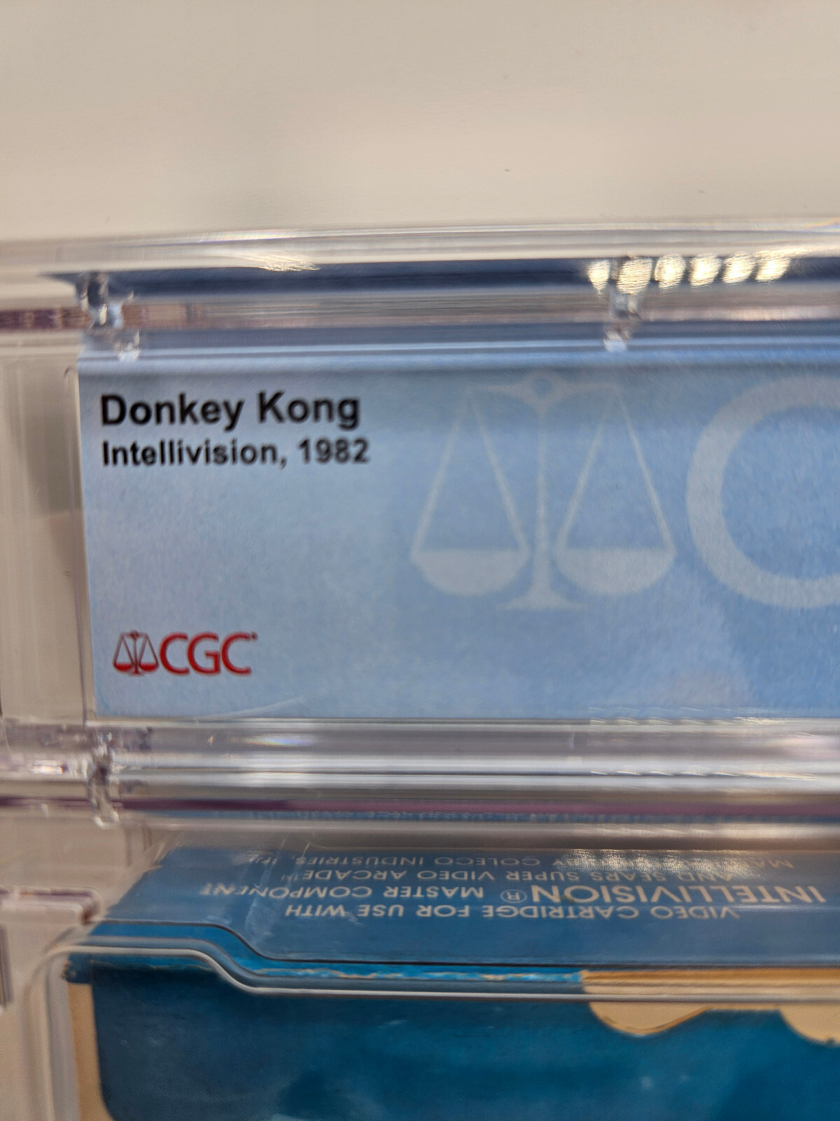 🌟 1982 Nintendo Donkey Kong Intellivision White Label CGC 9.8 1st App MARIO