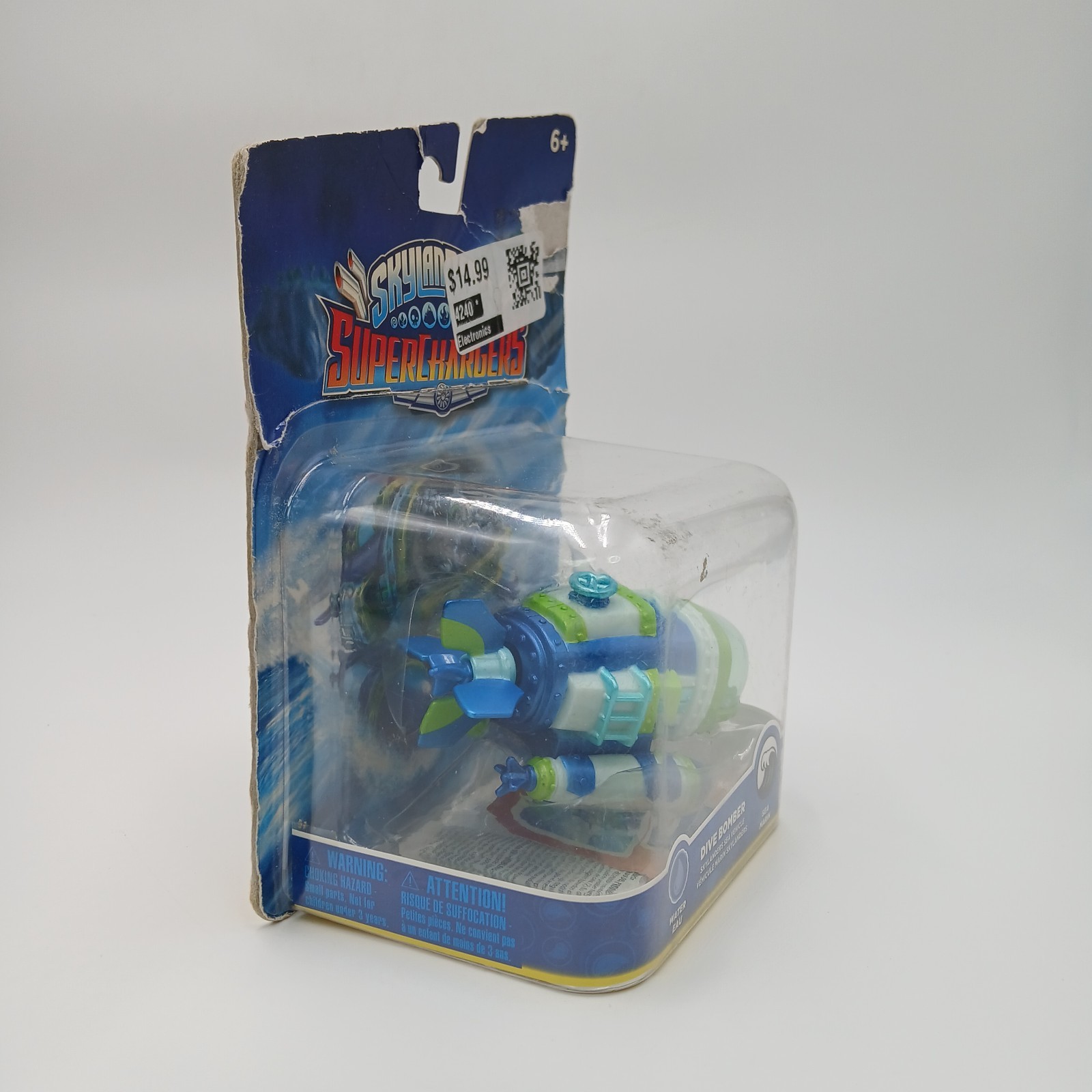 Skylanders Super Chargers Dive Bomber Skylanders Sea Vehicle Water Element FLAWS