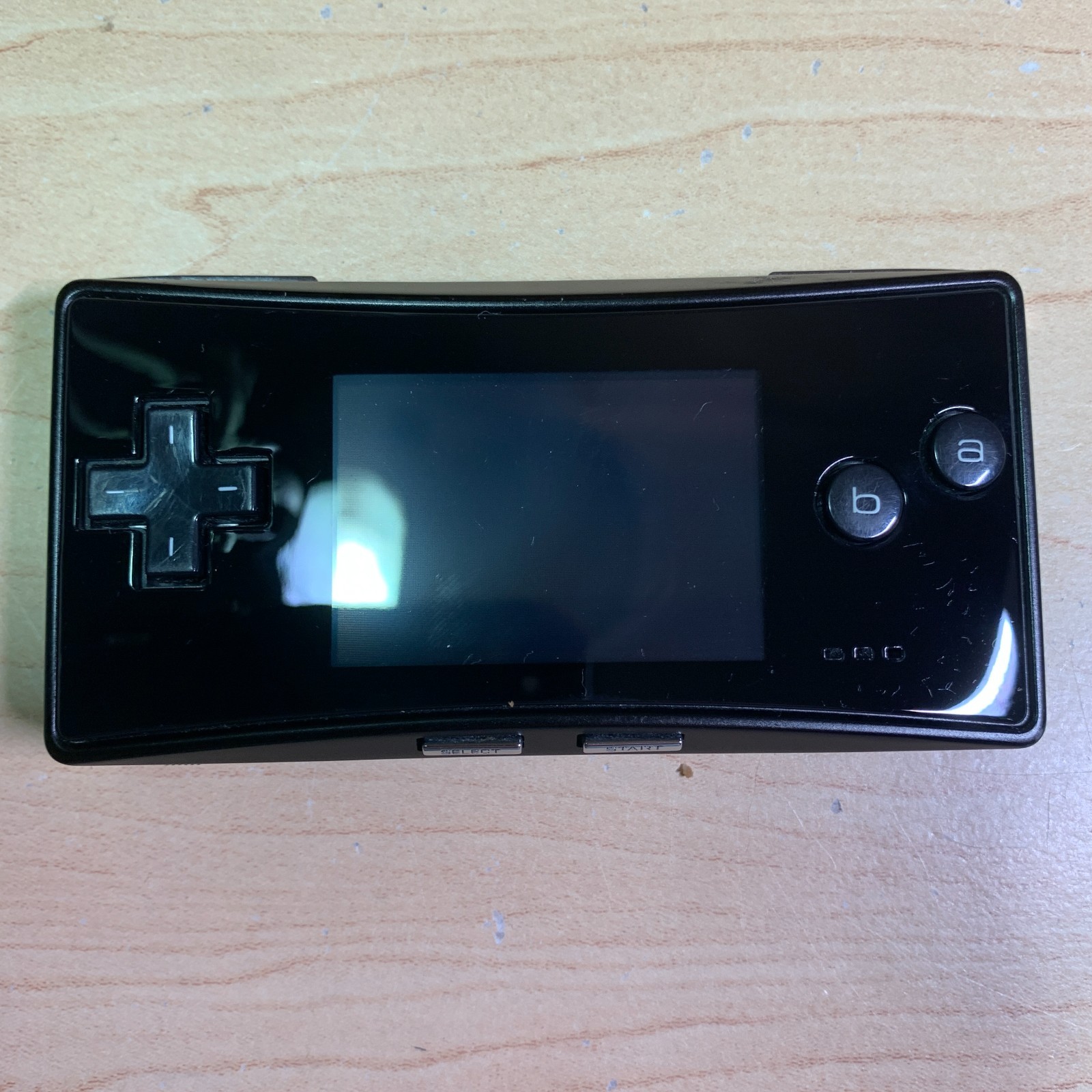 Nintendo Game Boy Micro Black Console New Battery Faceplate Charger Case Tested