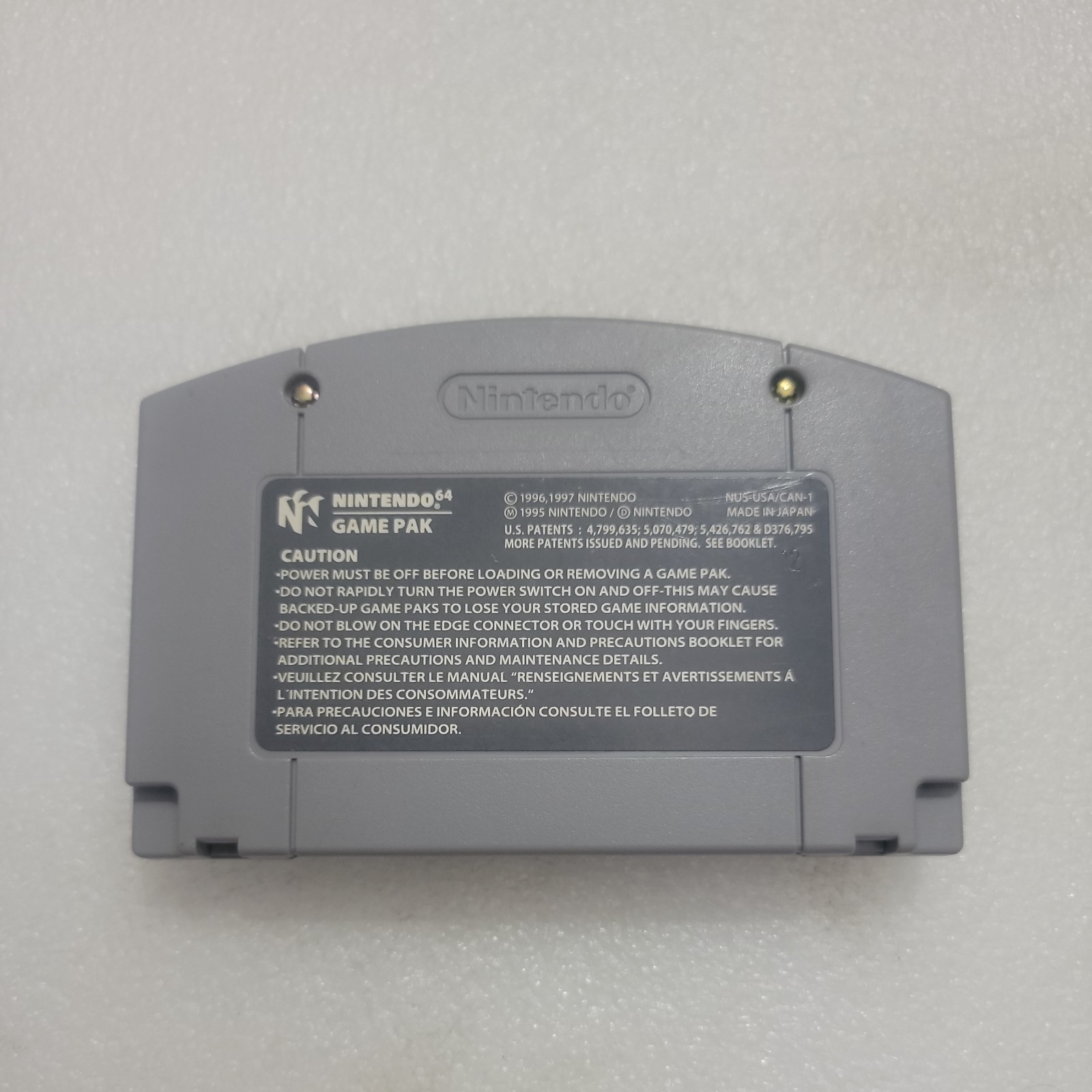1080 Snowboarding For Nintendo 64 (N64 Cartridge, 1998)