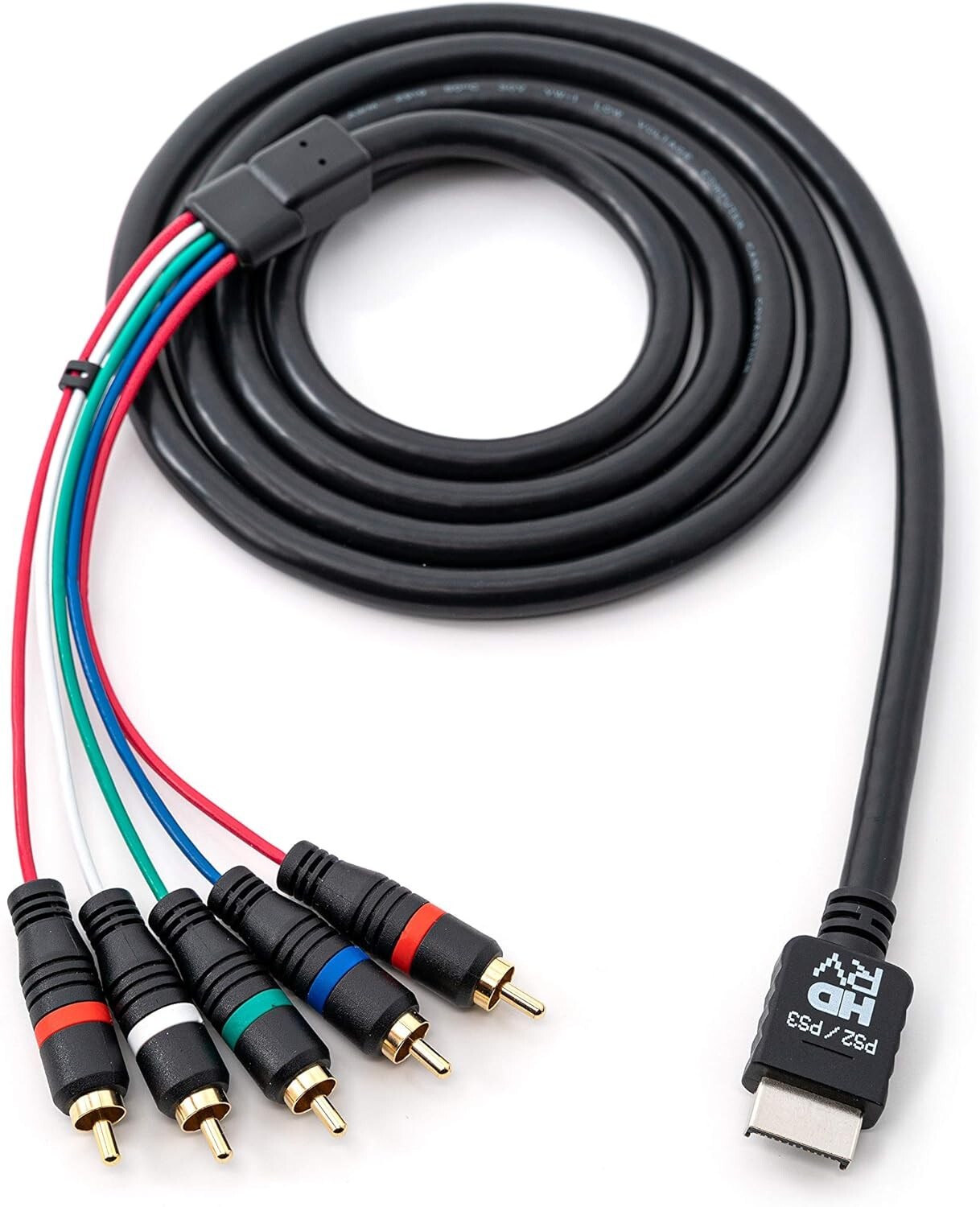 Plystation 2/3 PS2/PS3 Premium Ypbpr Component Video Gaming RCA Shielded Cable