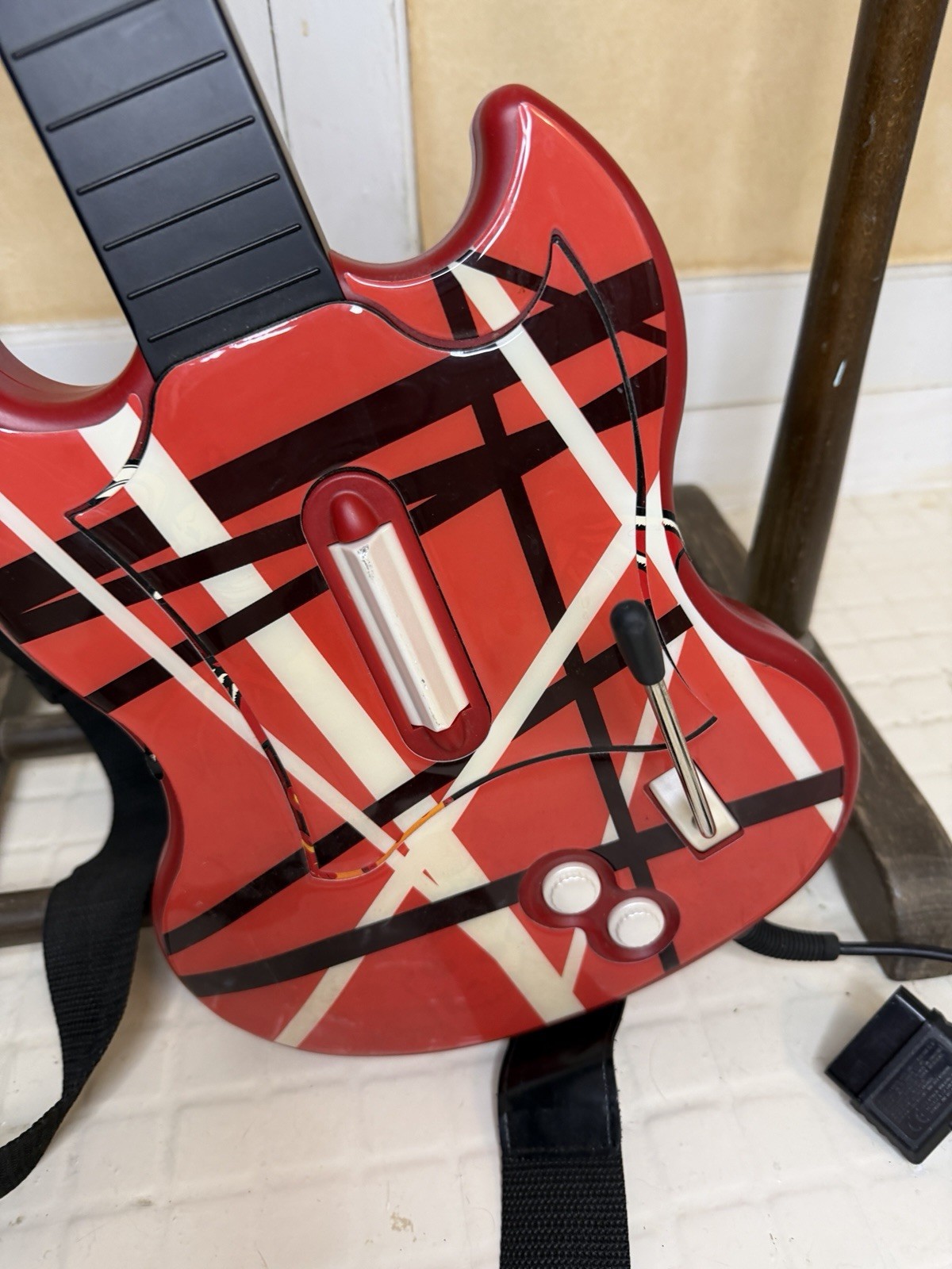 RedOctane PSLGH Wired Guitar Controller for Sony PlayStation 2 Red/Black/White
