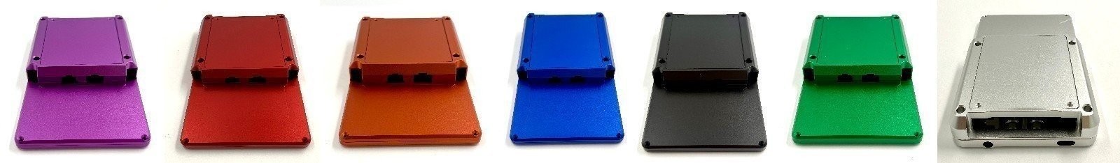 Unhinged Metal GBA SP Housing Boxy Style for Nintendo GameBoy Advance SP Pixel