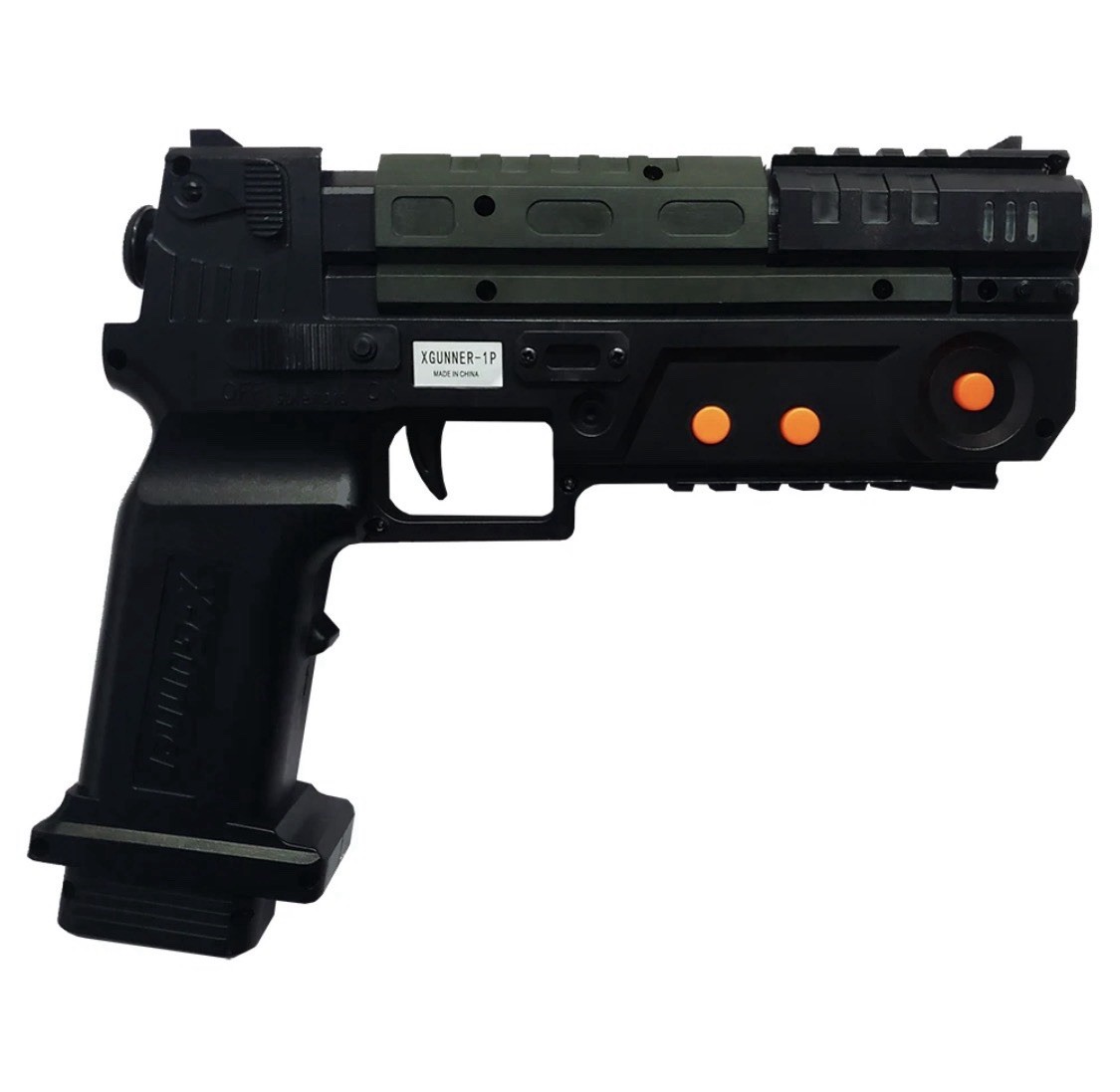 X-GUNNER 2.4G Wireless Light Gun for PC Arcade Mame Android Guncon. New In Box.