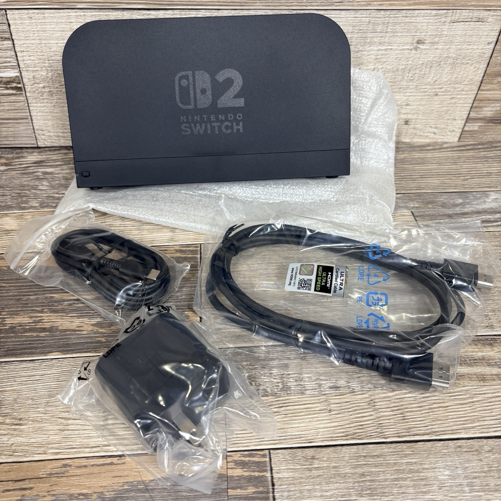 Genuine OEM Official Nintendo Switch 2 Charging Station TV Dock BEE-005 + Charge
