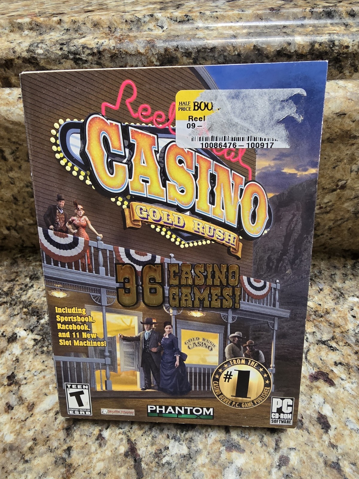 Gold Rush! (PC 3.5″+ 5.25″ USA) Western Adventure *Sierra* Big Box & Casino PACK