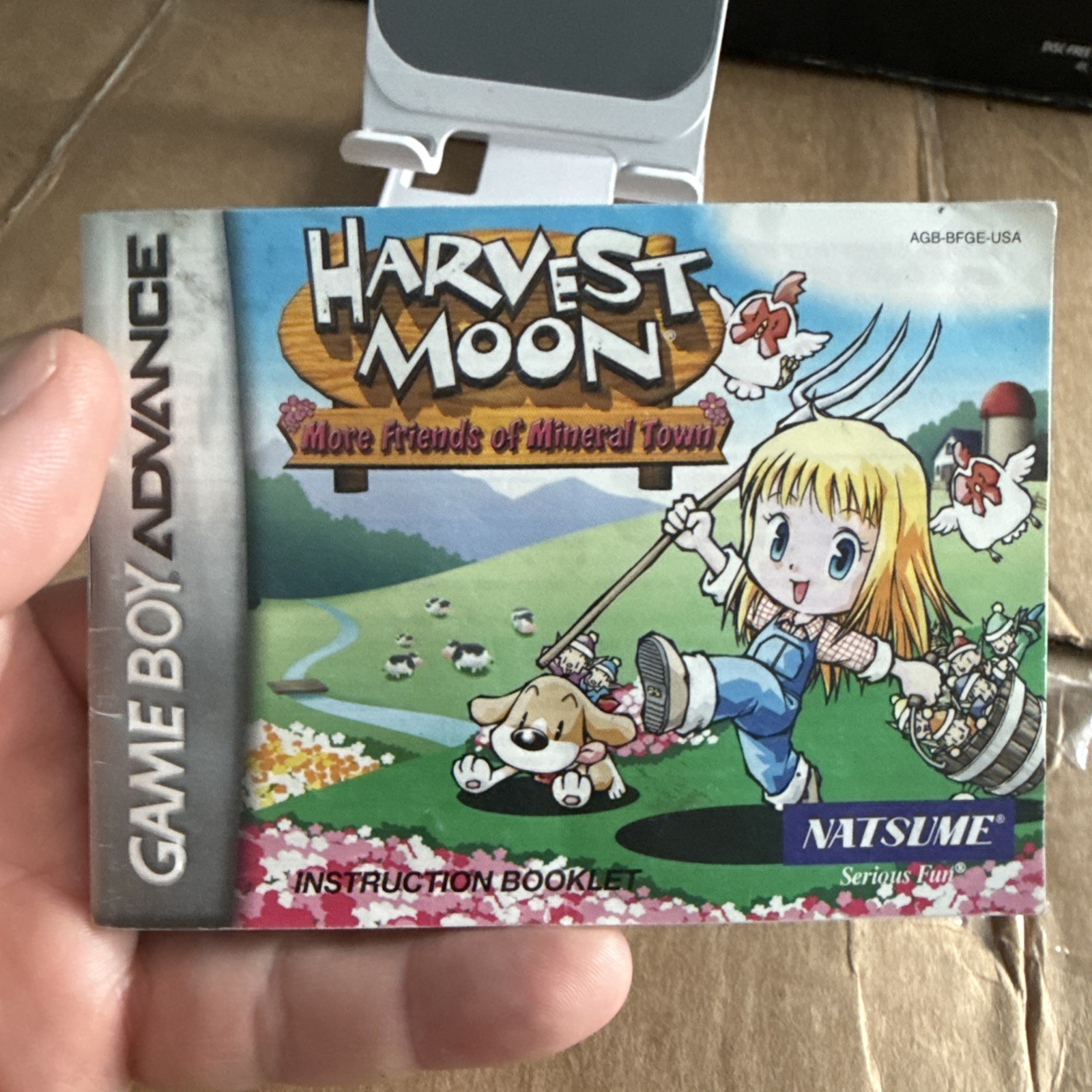 Harvest Moon Friend’s Of Mineral Town Nintendo Gameboy Advance 2003 W/Manual