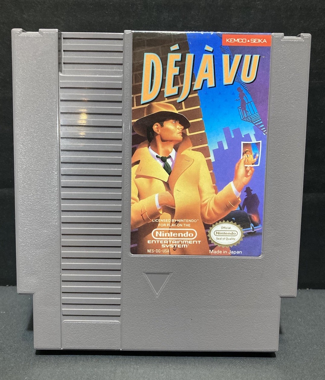 Nintendo Entertainment System “DEJA VU”NES Game Cartridge 1990 Tested