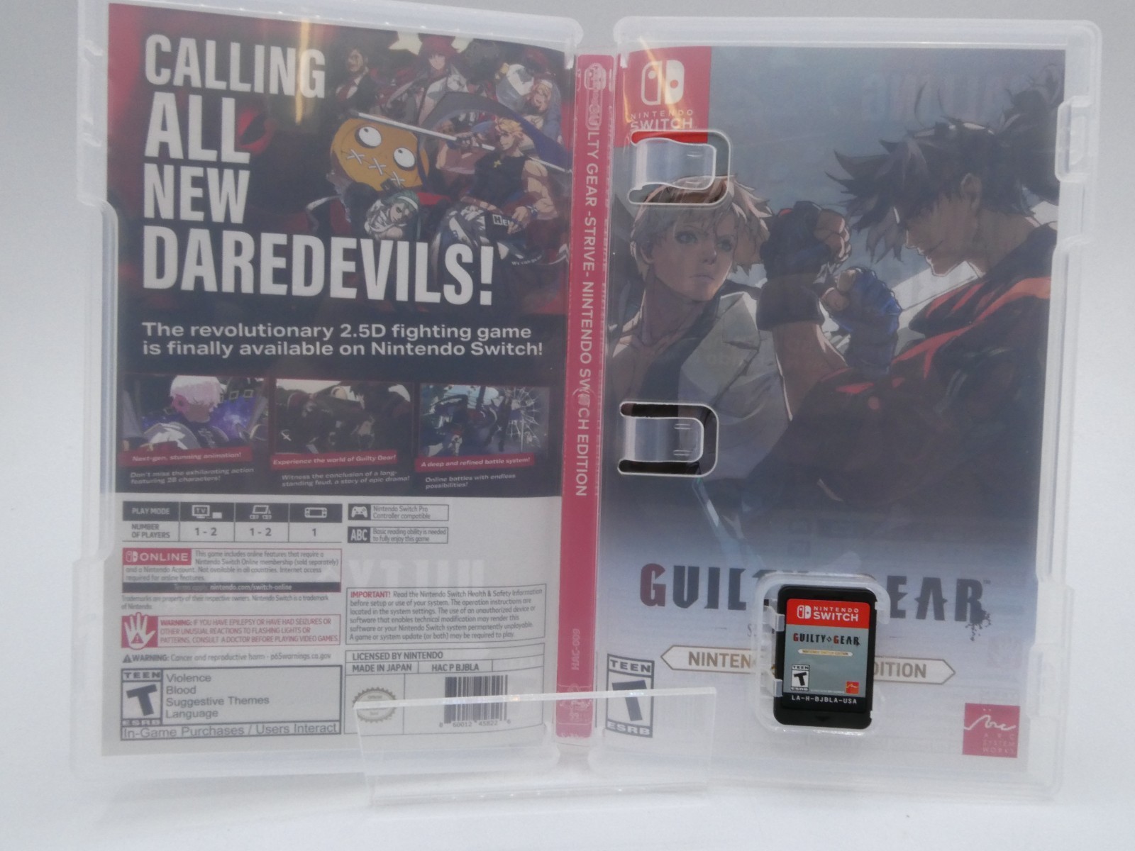 Guilty Gear-Strive – Nintendo Switch Game in Case Used Tested US Version