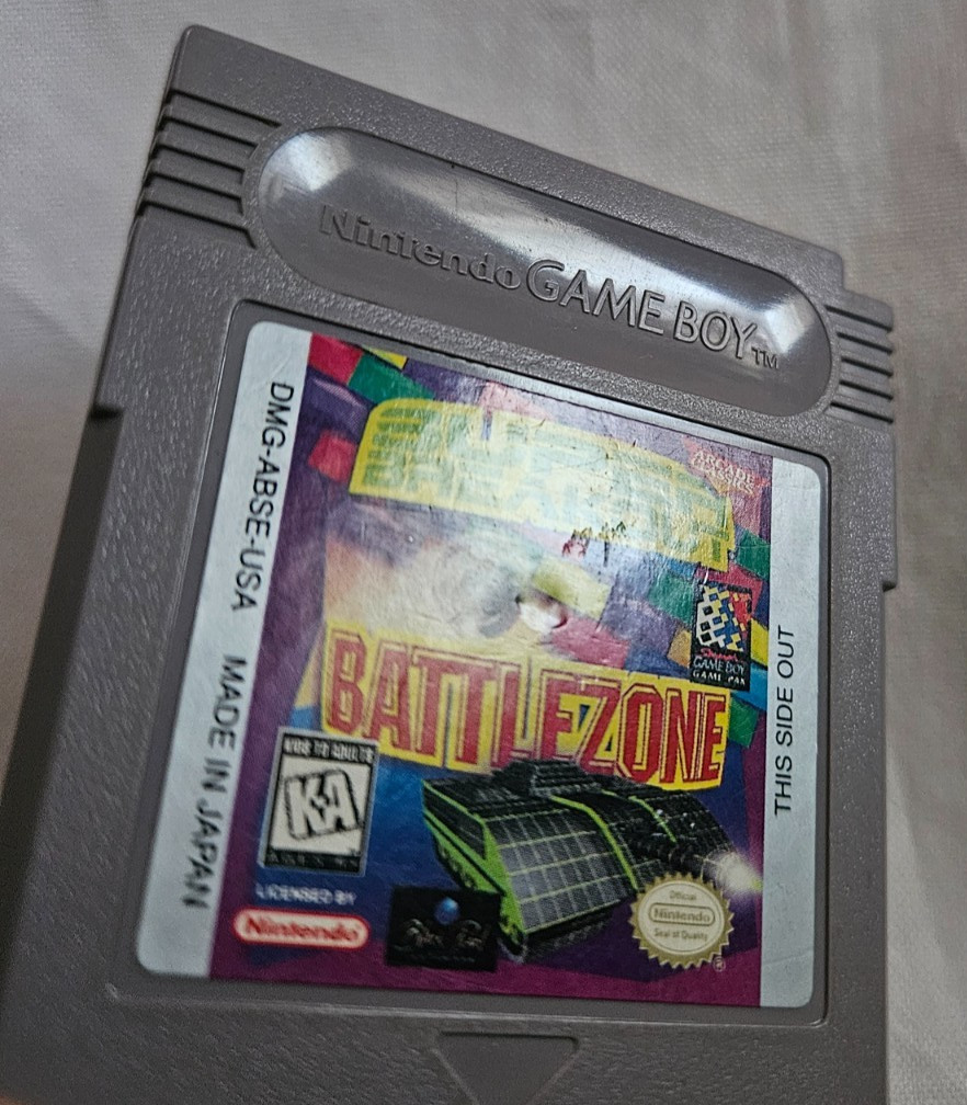 Super Breakout & Battlezone Cartridge Only Authentic Nintendo Game Boy USA 1996