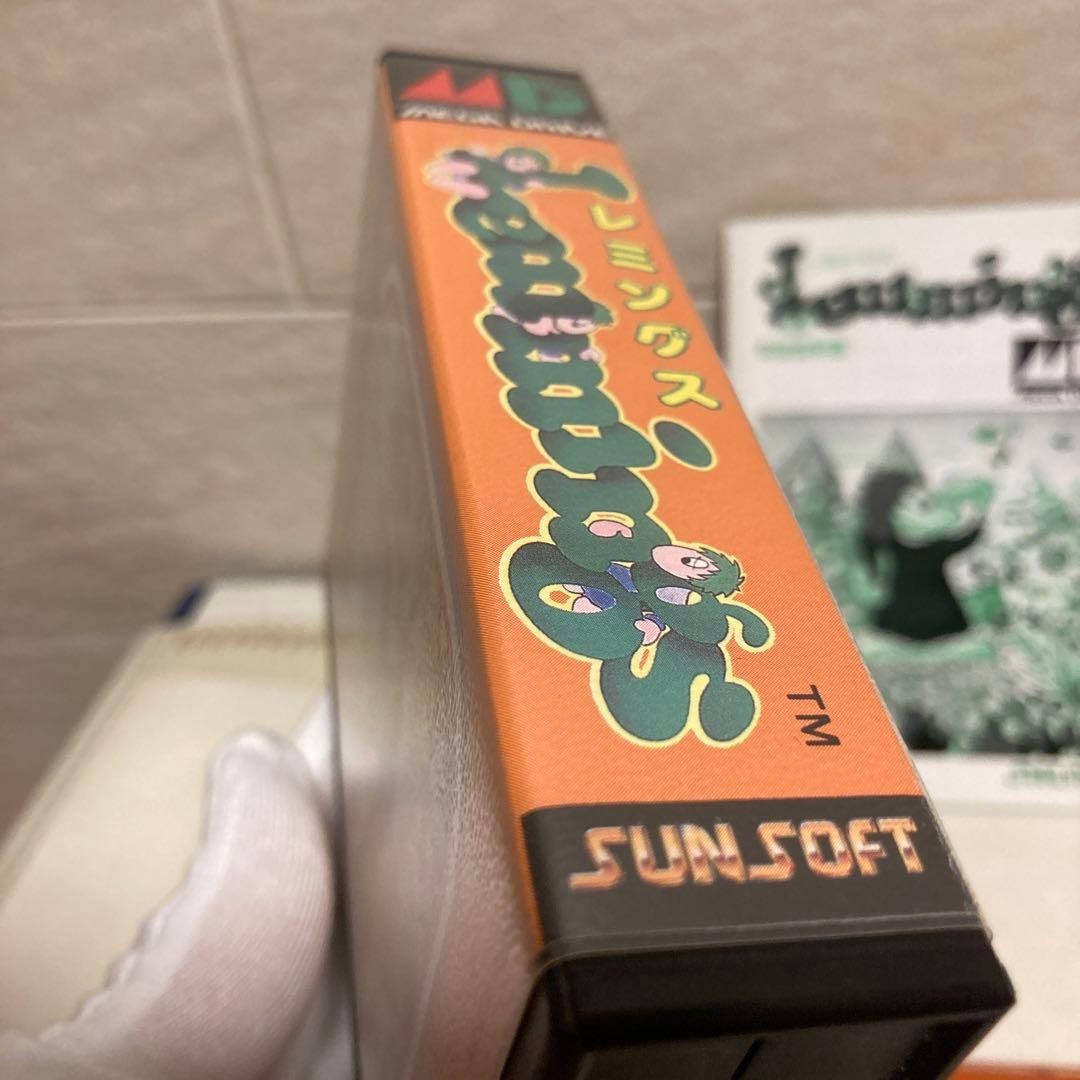 Lemmings Mega Drive MD T-15063 SUN SOFT SEGA 1992 w/ Box Manual Tested Used