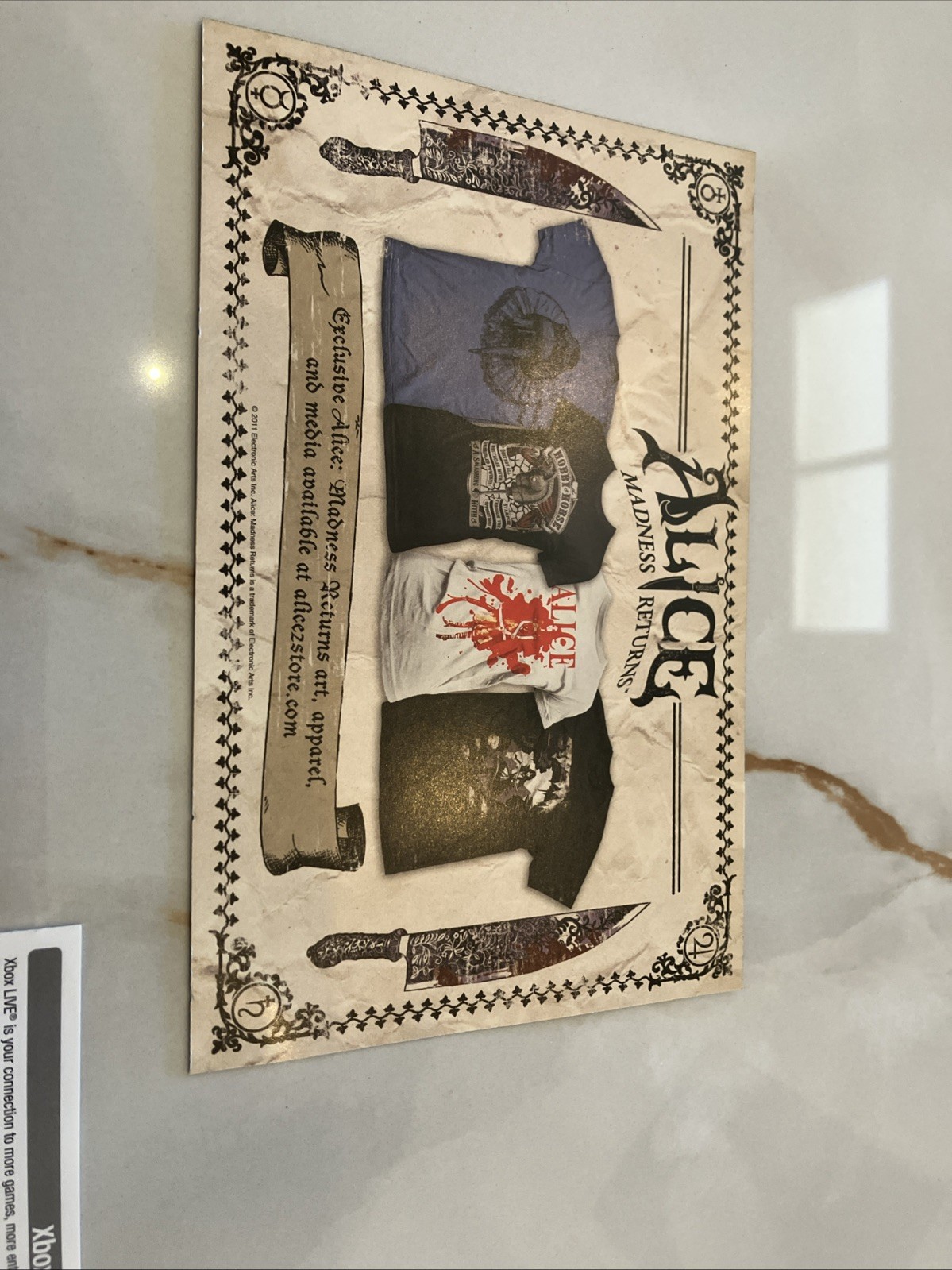 Alice: Madness Returns Xbox 360 CIB Complete W/ Manual & Insert Tested